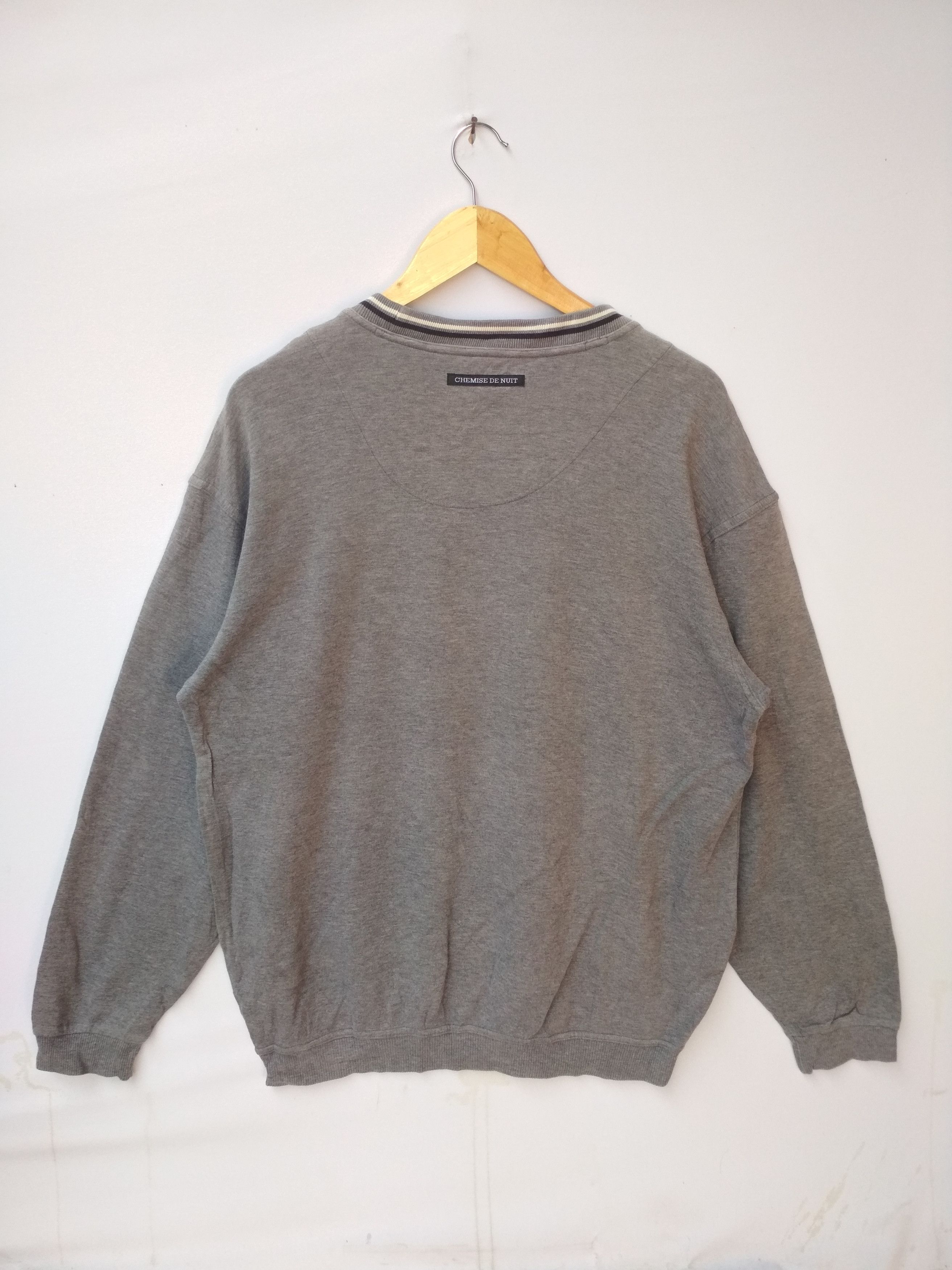 Renoma RENOMA CHEMISE DE NUIT EMBROIDERED LOGO SWEATSHIRT Size US L / EU 52-54 / 3 - 4 Thumbnail