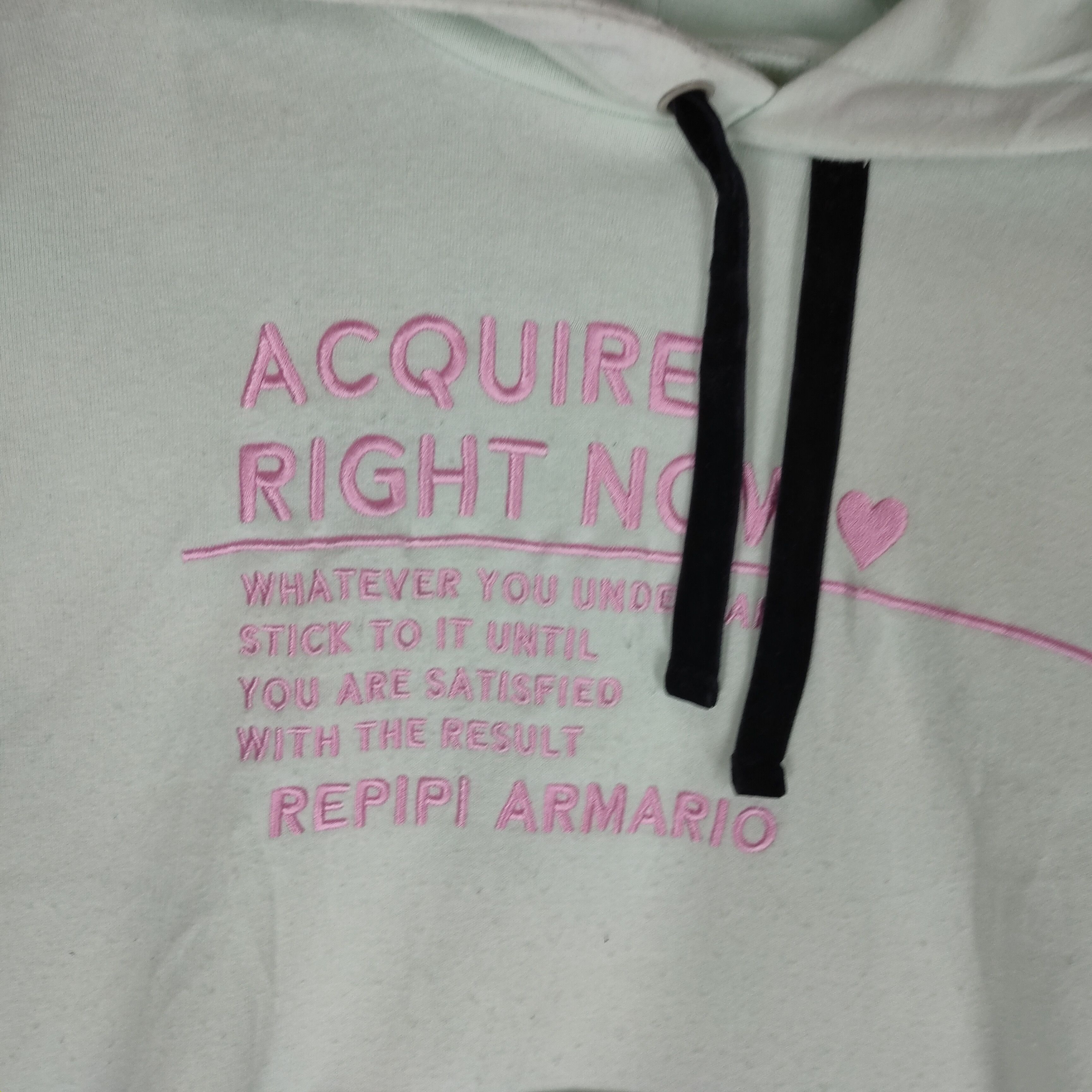 Japanese Brand JAPANESE REPIPI ARMARIO Embroidery Spellout Hood Sweatshirt Size US M / EU 48-50 / 2 - 2 Thumbnail