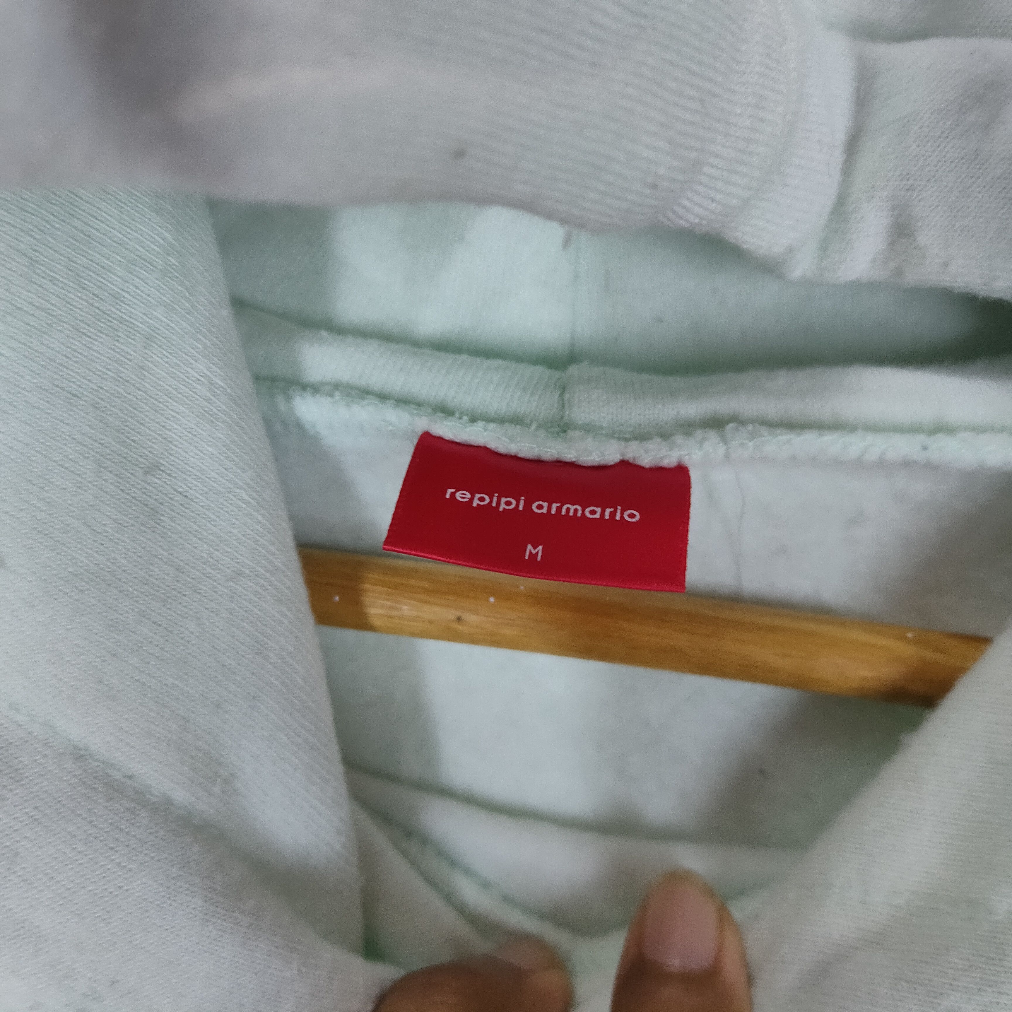 Japanese Brand JAPANESE REPIPI ARMARIO Embroidery Spellout Hood Sweatshirt Size US M / EU 48-50 / 2 - 6 Thumbnail