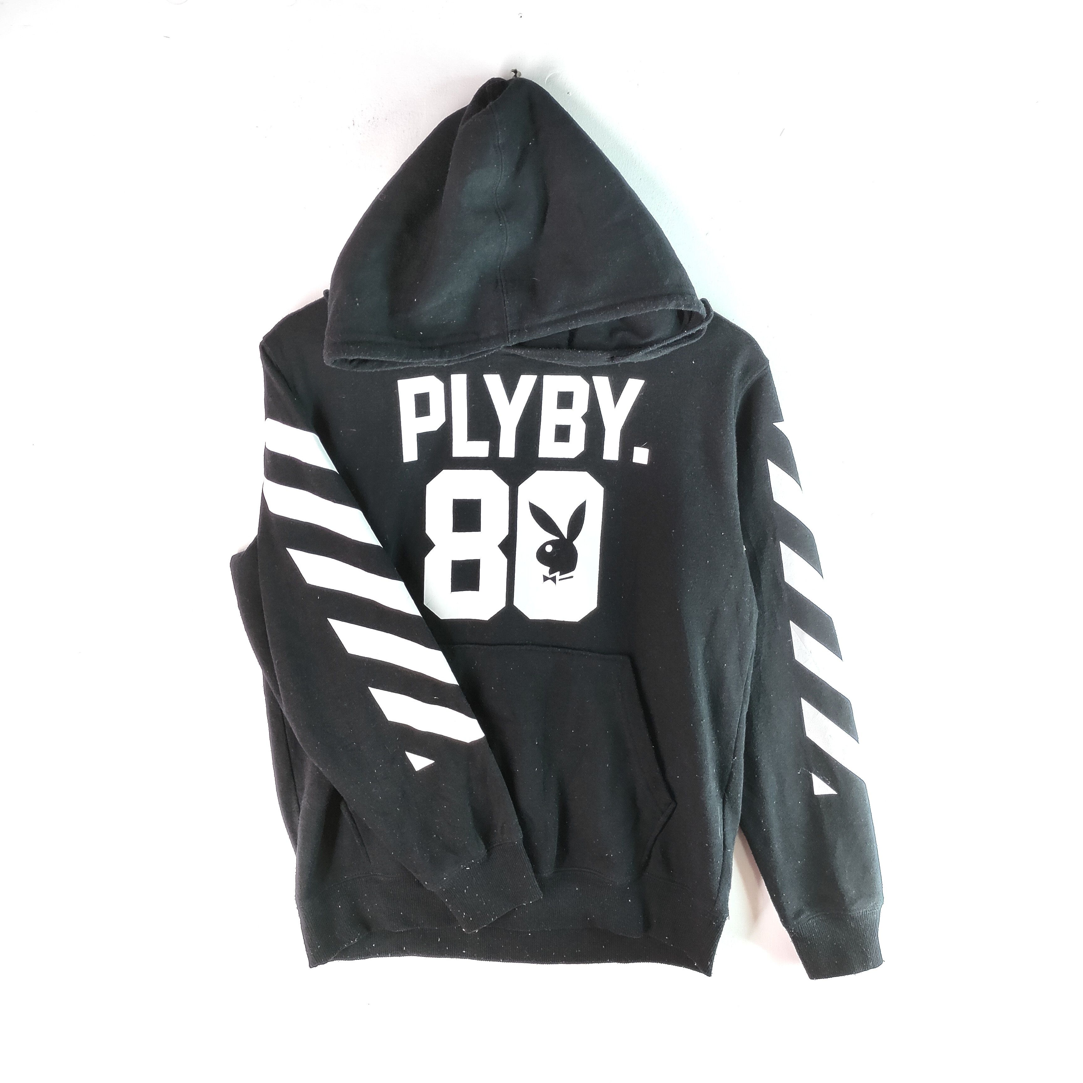 Playboy PLAYBOY 80 Big Logo Spell Out Hoodie Sweatshirt Size US M / EU 48-50 / 2 - 1 Thumbnail