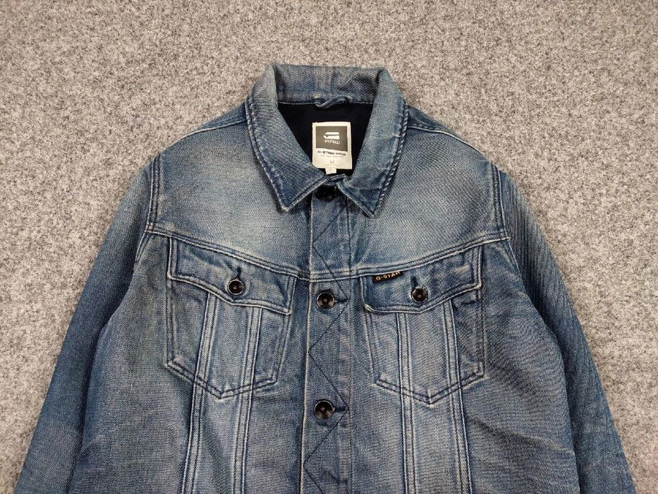 G-Star Vintage G Star Raw Faded Denim slim Tailor Japan Jacket Size US L / EU 52-54 / 3 - 4 Thumbnail