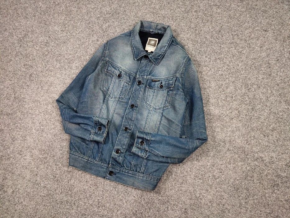 G-Star Vintage G Star Raw Faded Denim slim Tailor Japan Jacket Size US L / EU 52-54 / 3 - 2 Thumbnail