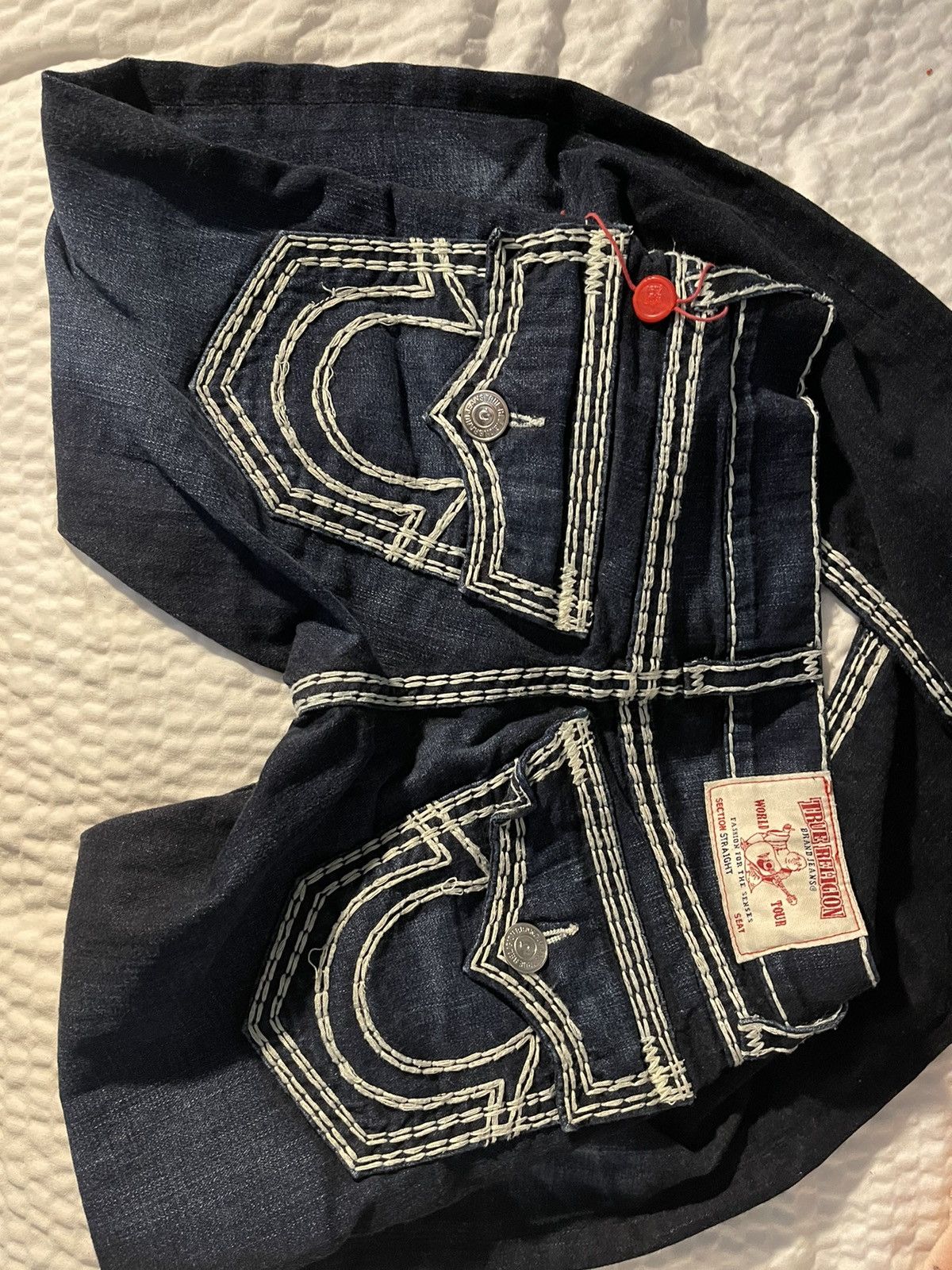 Super T True Religion Ricky Big Qt Mens True Religion Quad-double