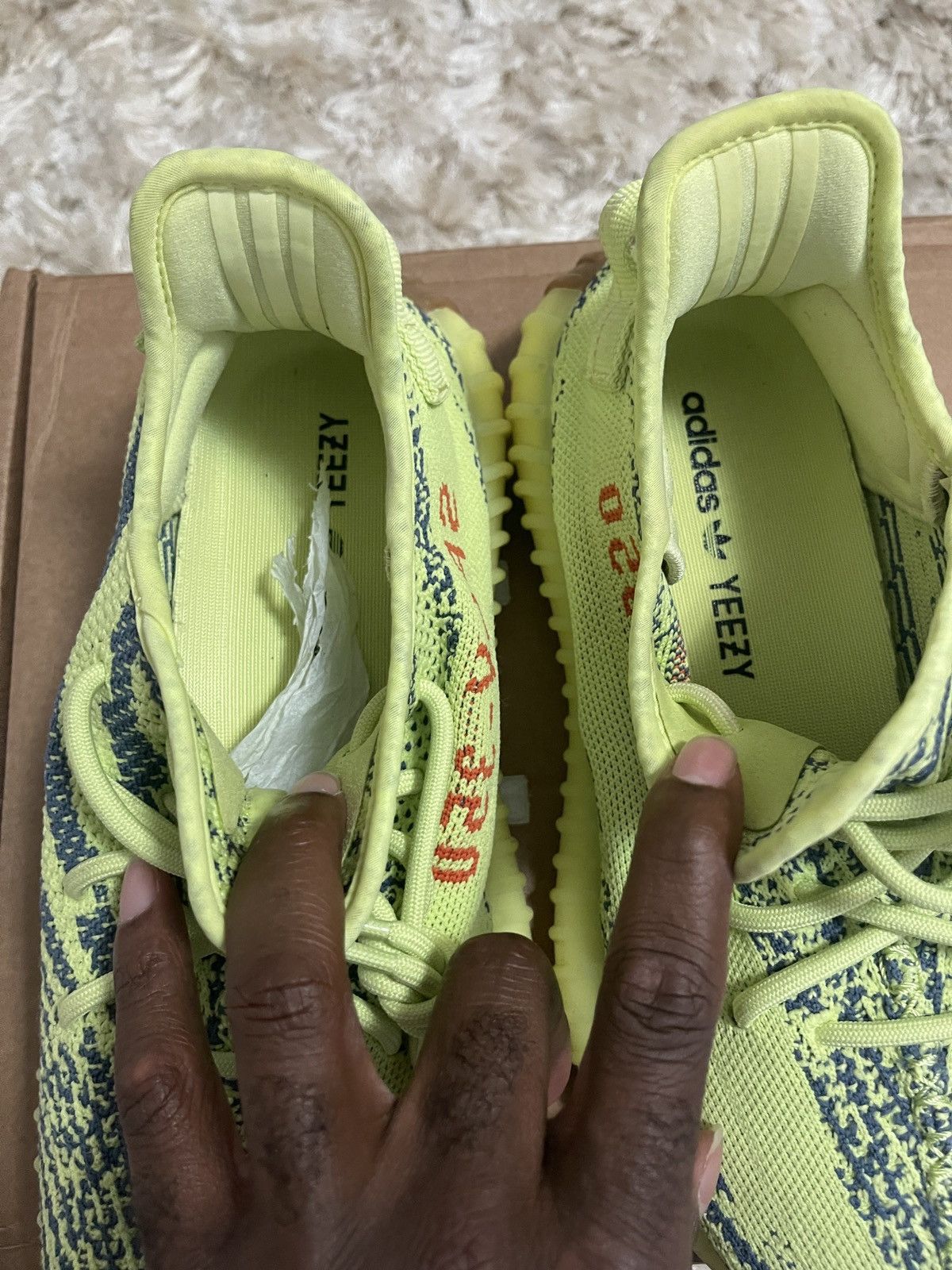Adidas Yeezy Boost 350 V2 Semi Frozen Yellow 2017 Size US 9 / EU 42 - 6 Thumbnail