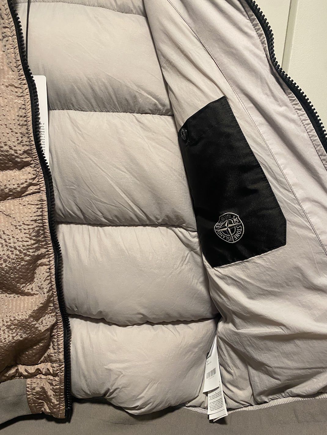 Stone Island stone island poly frame down TC seersucker nylon pearl grey Size US L / EU 52-54 / 3 - 11 Thumbnail