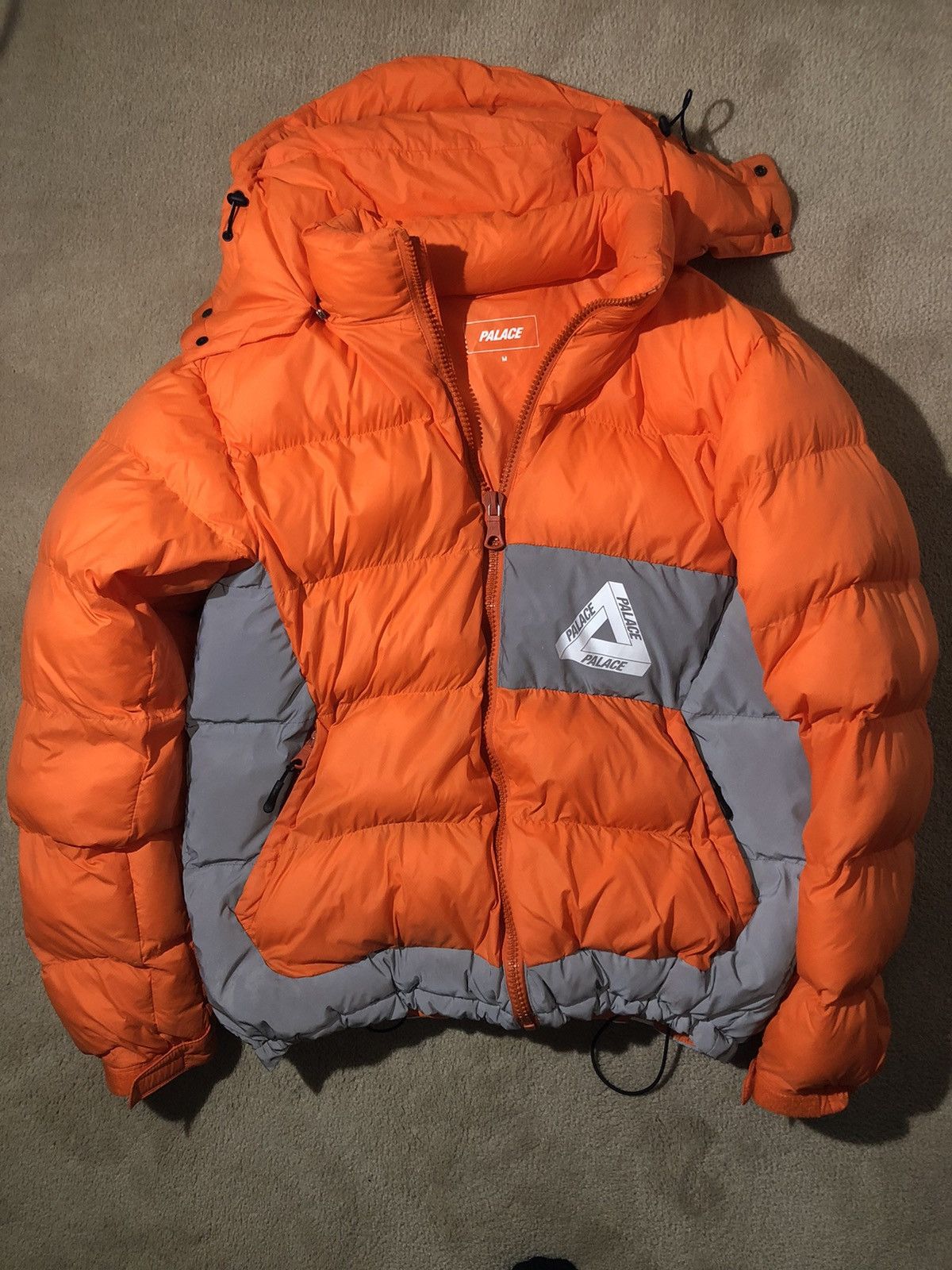 Palace Palace Pal-Tex Puffa Jacket Orange | Grailed