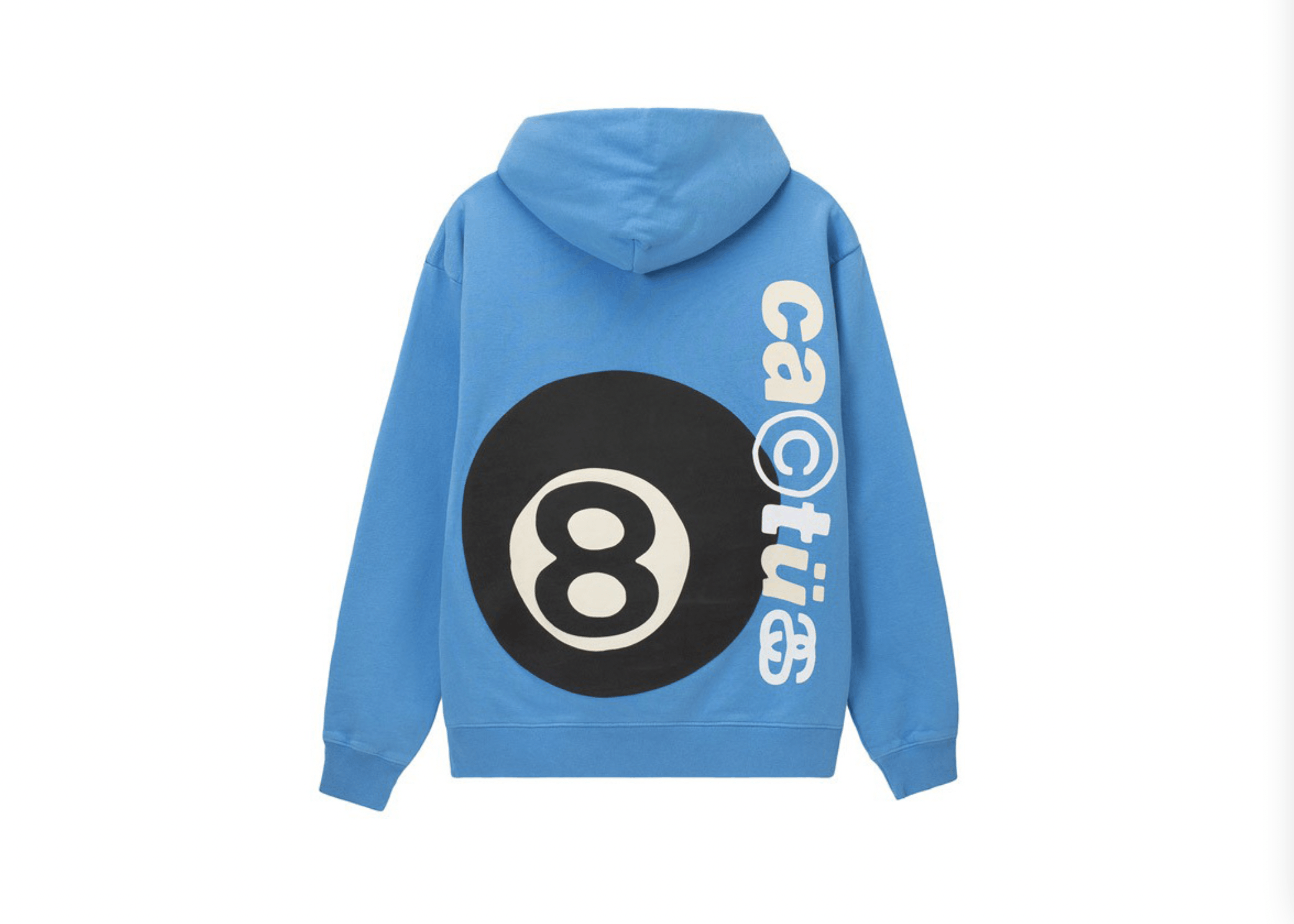 Cactus Plant Flea Market × Stussy Stussy CPFM 8 Ball Puff Print Hoodie in  Blue | Grailed