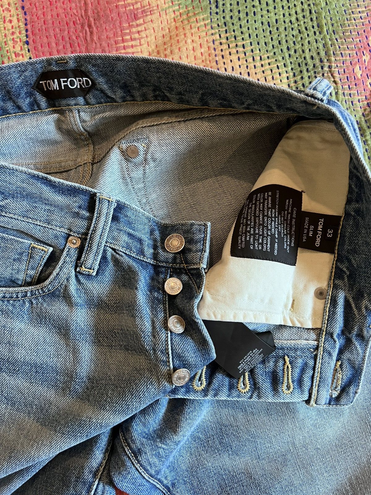 Tom Ford Tom Ford Slim Denim Size US 33 - 6 Thumbnail