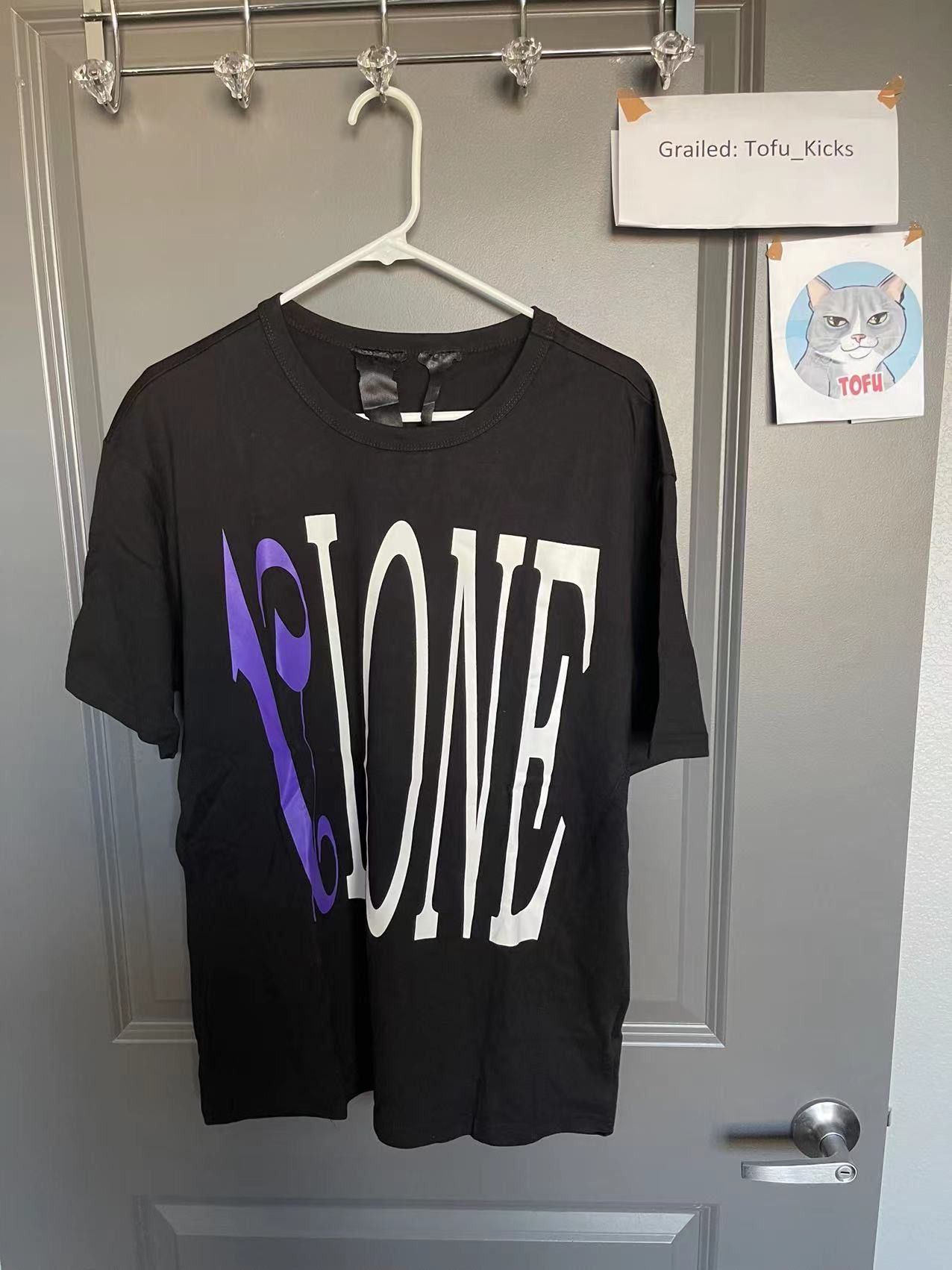 Vlone x Palm Angels T-shirt Black/Purple