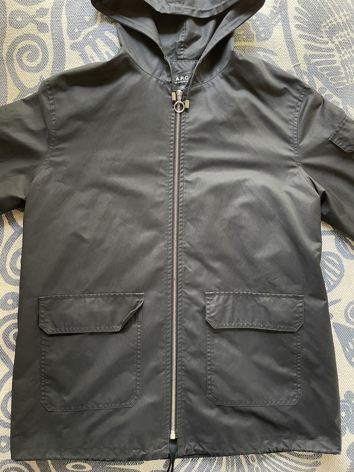 A.P.C. A.P.C. Black Raincoat Size US M / EU 48-50 / 2 - 1 Thumbnail