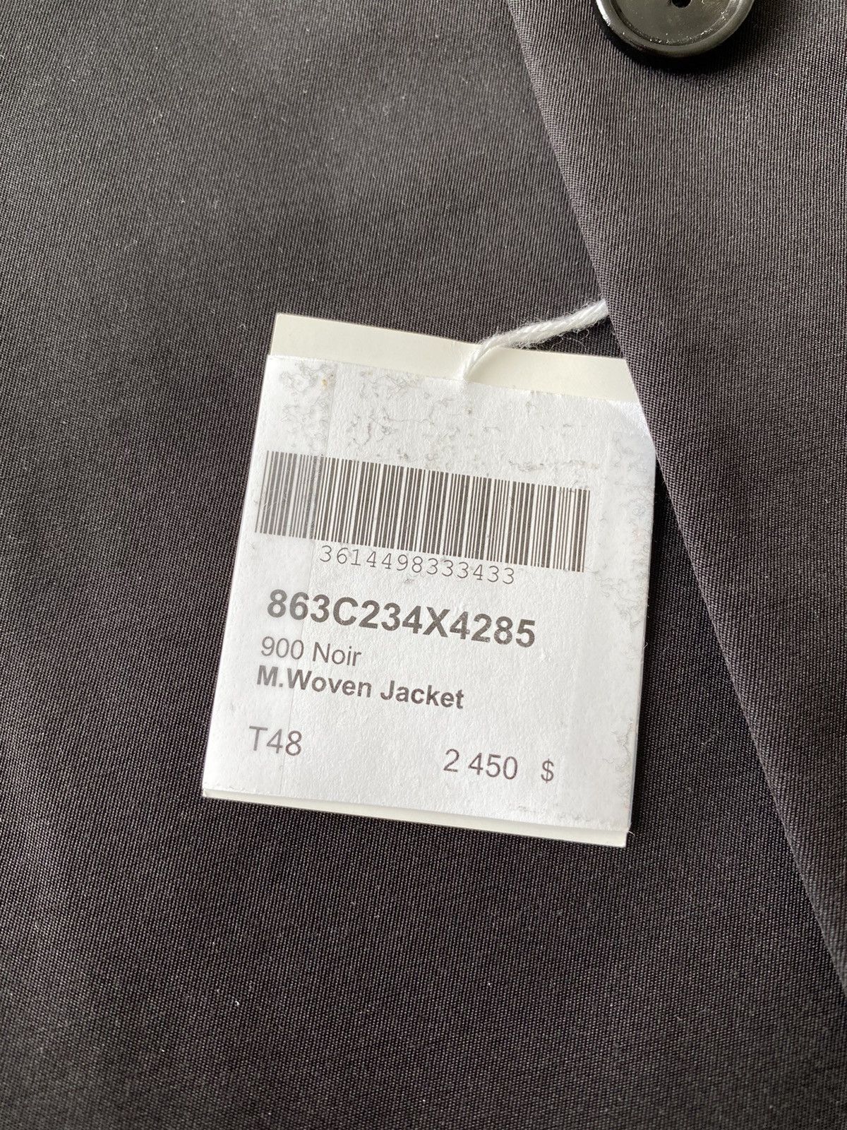 Dior Final- Dior Single-breasted M.Woven jacket blazer suit Black Size 38R - 14 Thumbnail