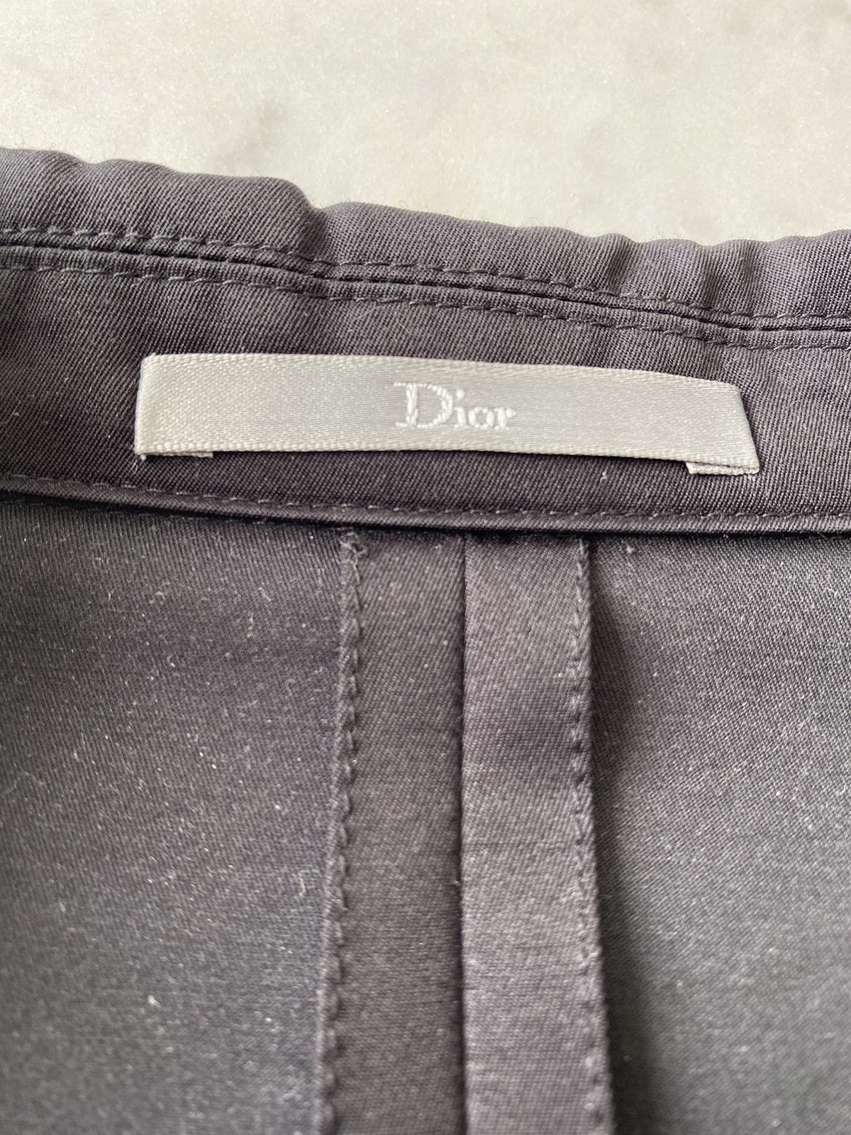Dior Final- Dior Single-breasted M.Woven jacket blazer suit Black Size 38R - 4 Thumbnail