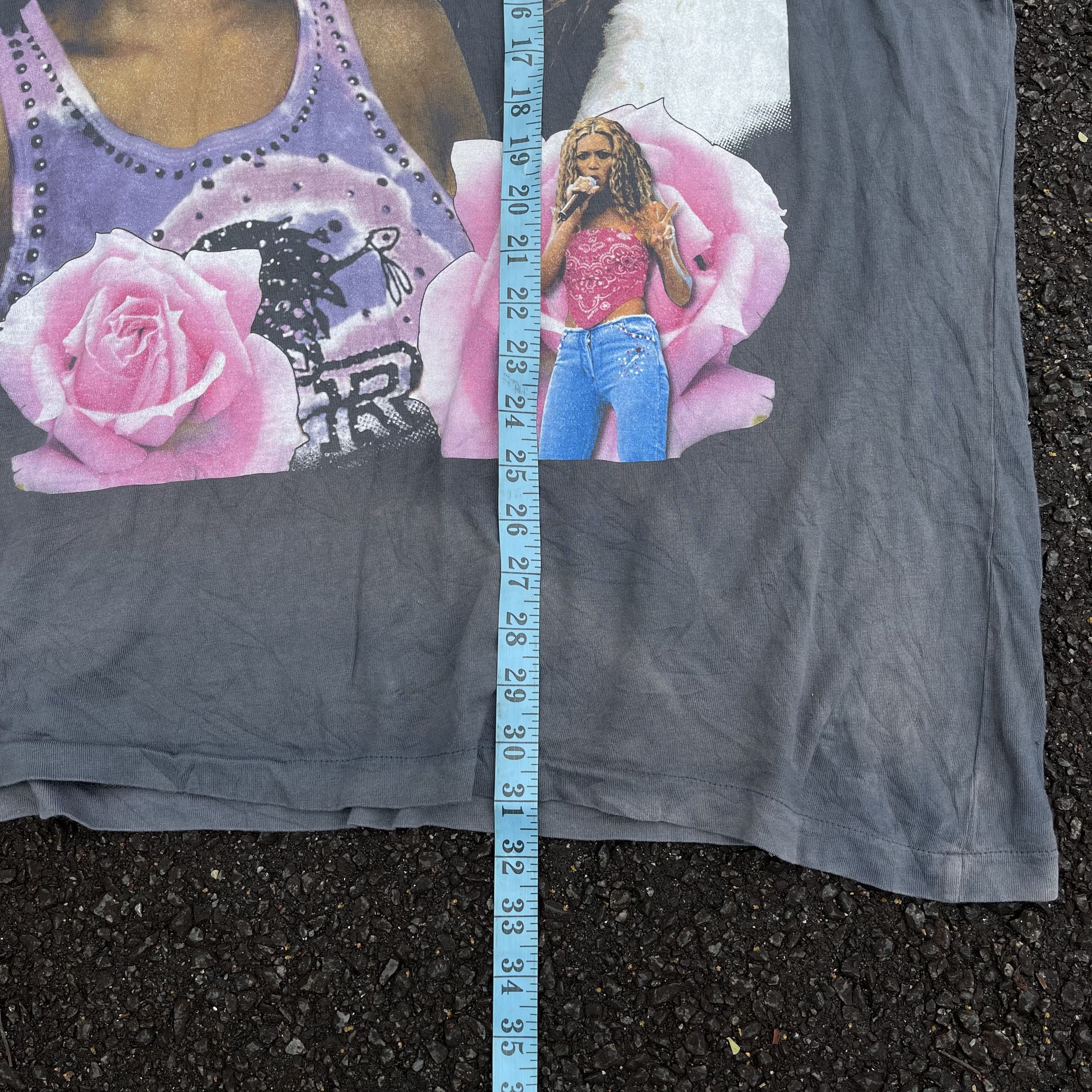 Band Tees × Beyonce × Vintage Vintage Bootleg Beyonce Faded of The Day Travis Scott Style Size US XXL / EU 58 / 5 - 6 Thumbnail