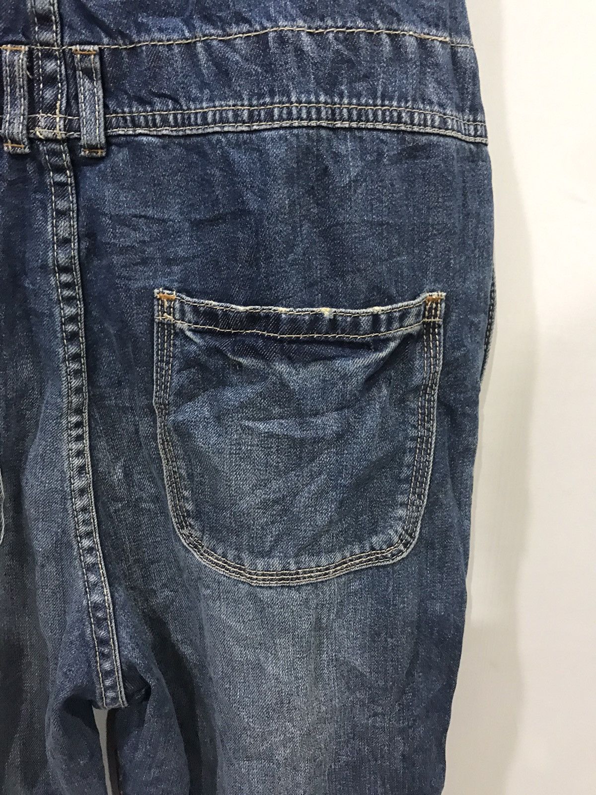Global Work × Japanese Brand 🔥For W29-W31🔥GLOBAL WORK Japan Slim Fit Denim Overall Size US 33 - 10 Thumbnail