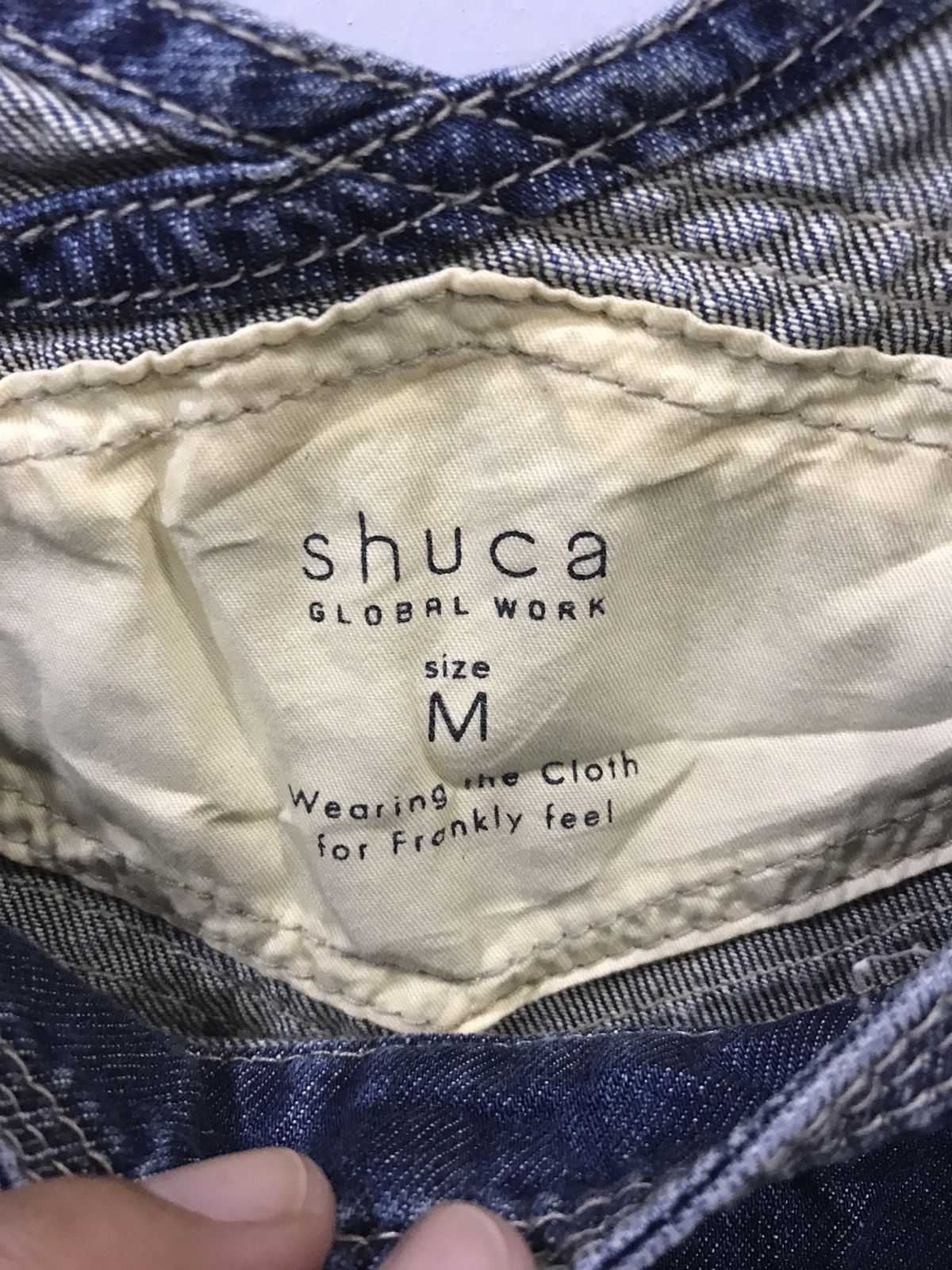 Global Work × Japanese Brand 🔥For W29-W31🔥GLOBAL WORK Japan Slim Fit Denim Overall Size US 33 - 7 Thumbnail