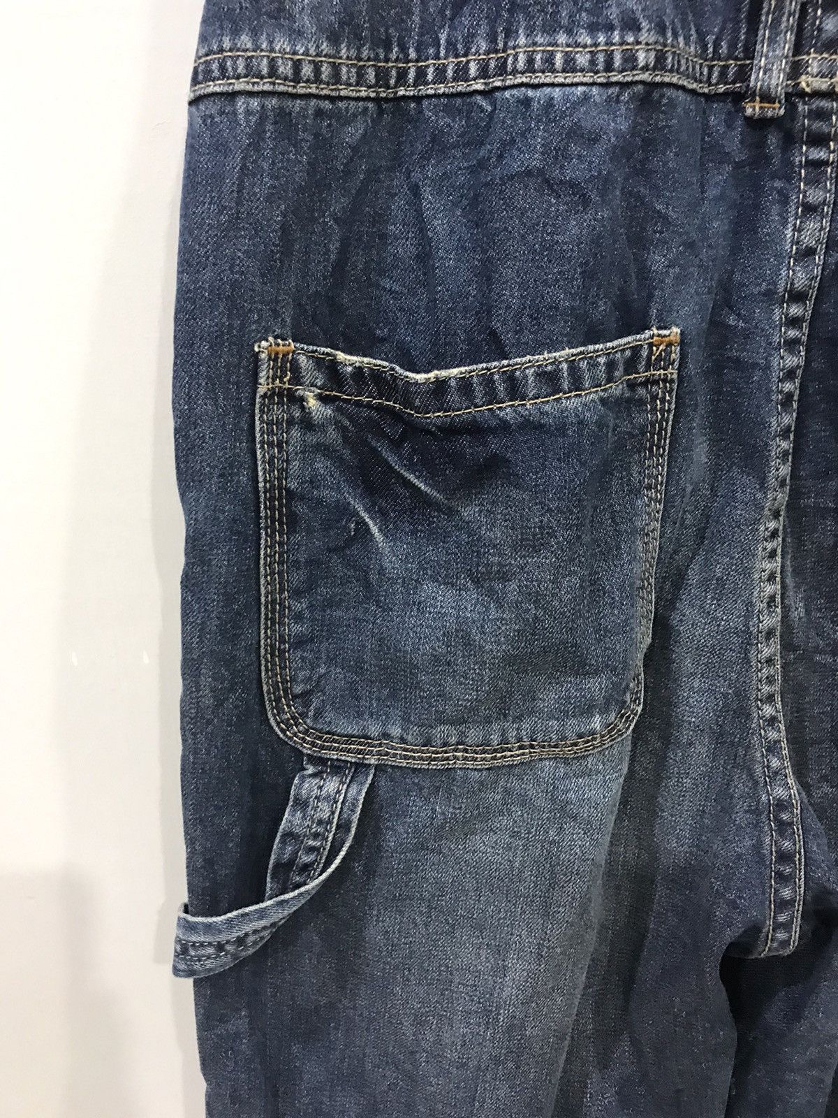 Global Work × Japanese Brand 🔥For W29-W31🔥GLOBAL WORK Japan Slim Fit Denim Overall Size US 33 - 9 Thumbnail