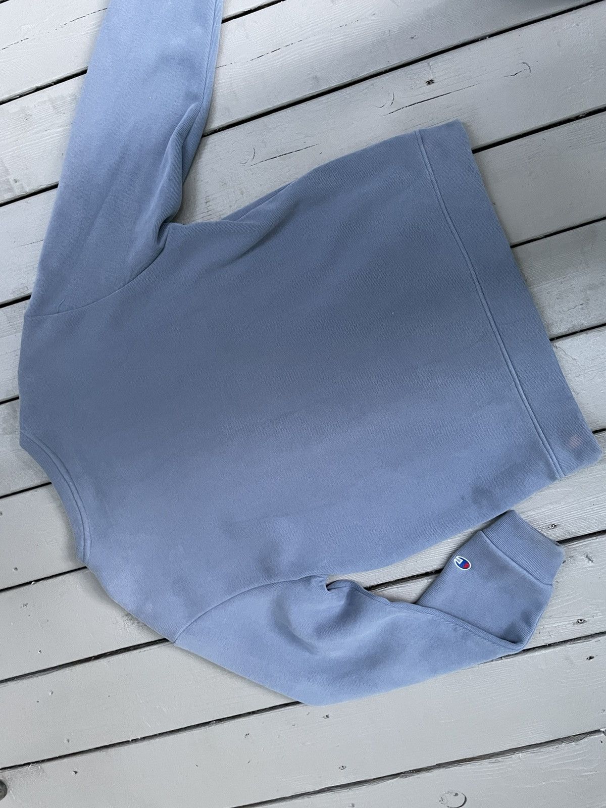 Champion Champion polar fleece washed blue crewneck Size US XL / EU 56 / 4 - 5 Thumbnail