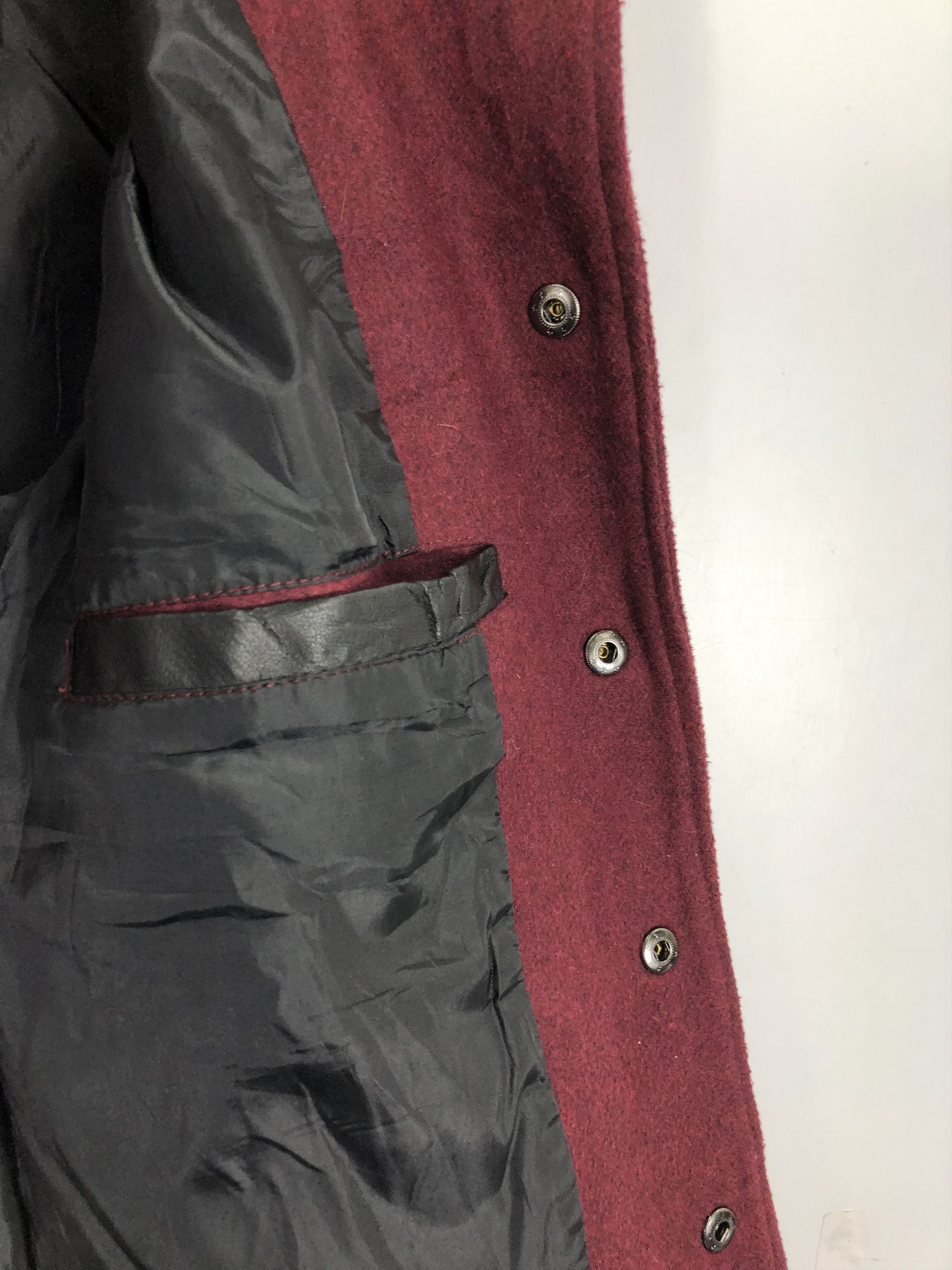 Vintage Vintage Japanese Brand Varsity Jacket Leather V0191 Size US M / EU 48-50 / 2 - 11 Thumbnail