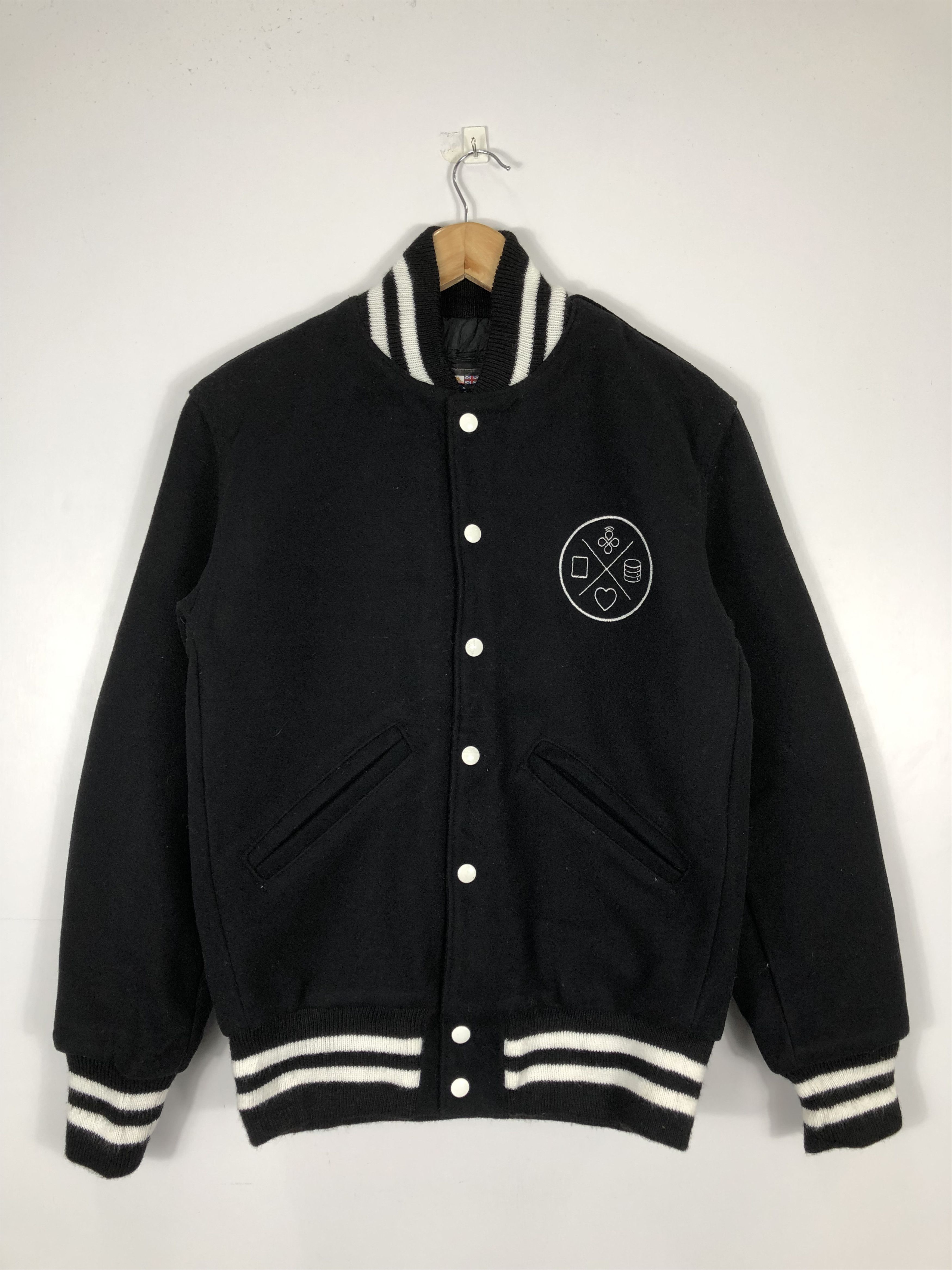 Griffin Vintage Griffin Varsity Jacket Embroidered Spell Out V0190 Size US XS / EU 42 / 0 - 1 Thumbnail