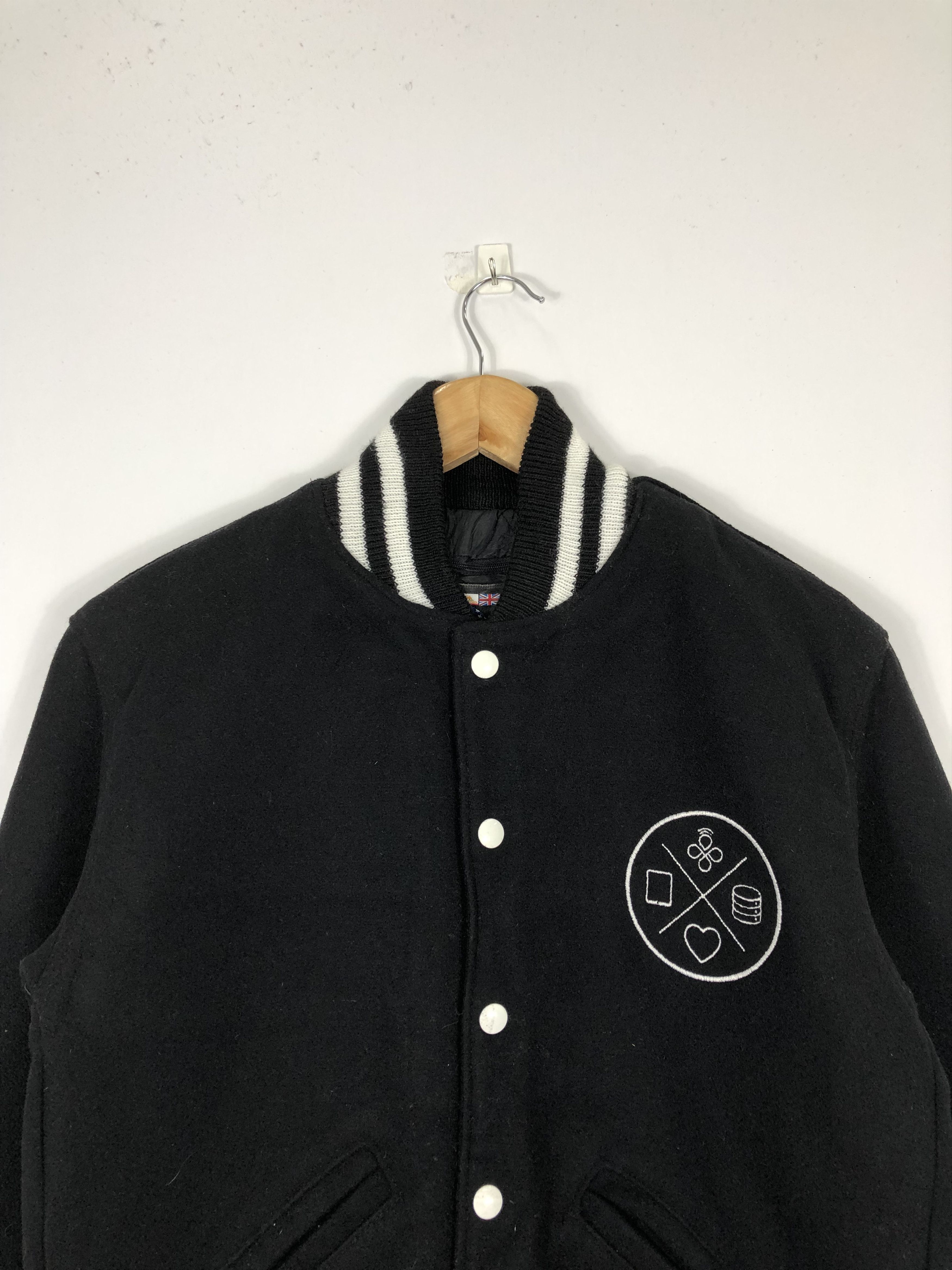 Griffin Vintage Griffin Varsity Jacket Embroidered Spell Out V0190 Size US XS / EU 42 / 0 - 2 Thumbnail