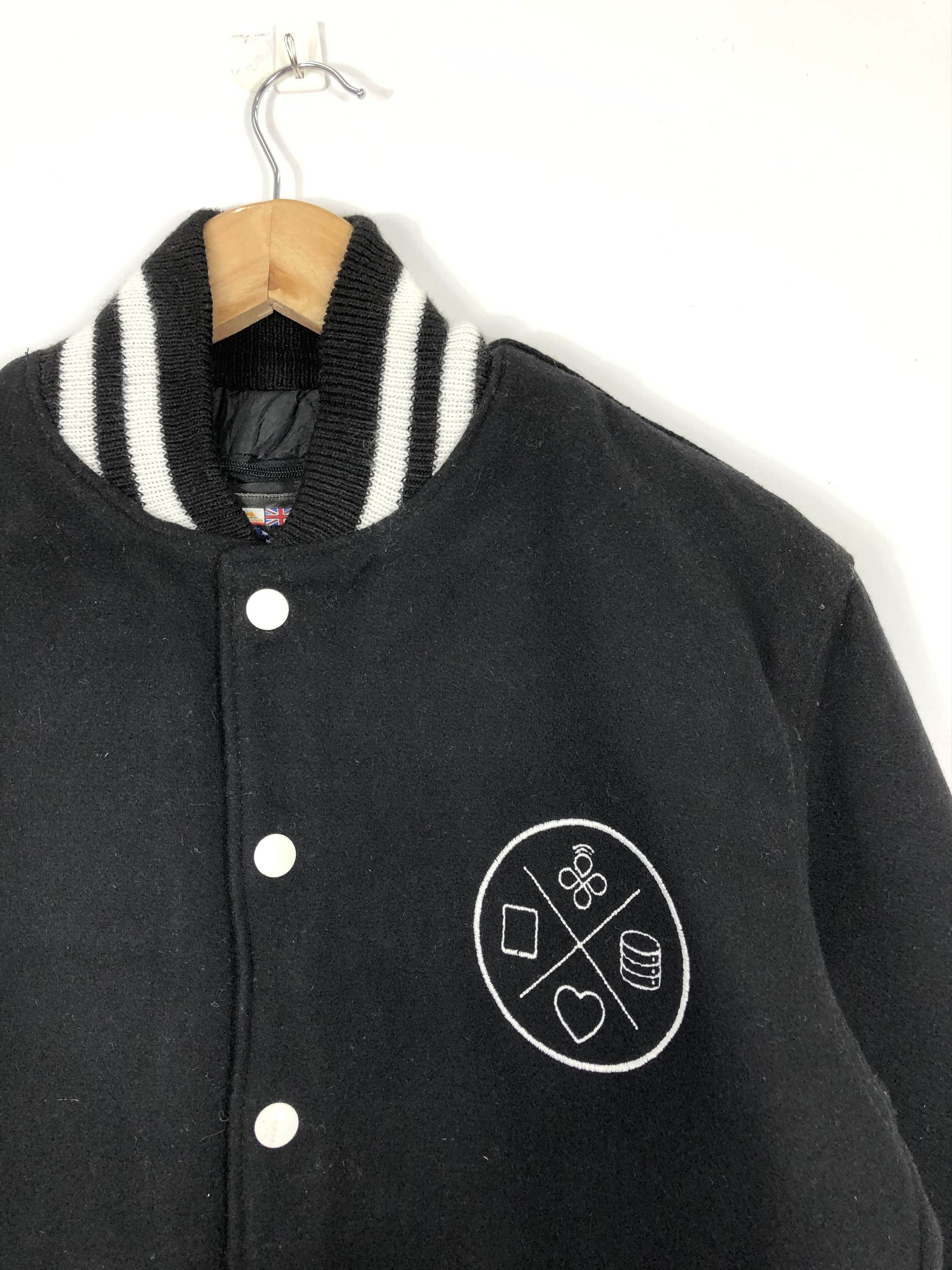 Griffin Vintage Griffin Varsity Jacket Embroidered Spell Out V0190 Size US XS / EU 42 / 0 - 8 Thumbnail