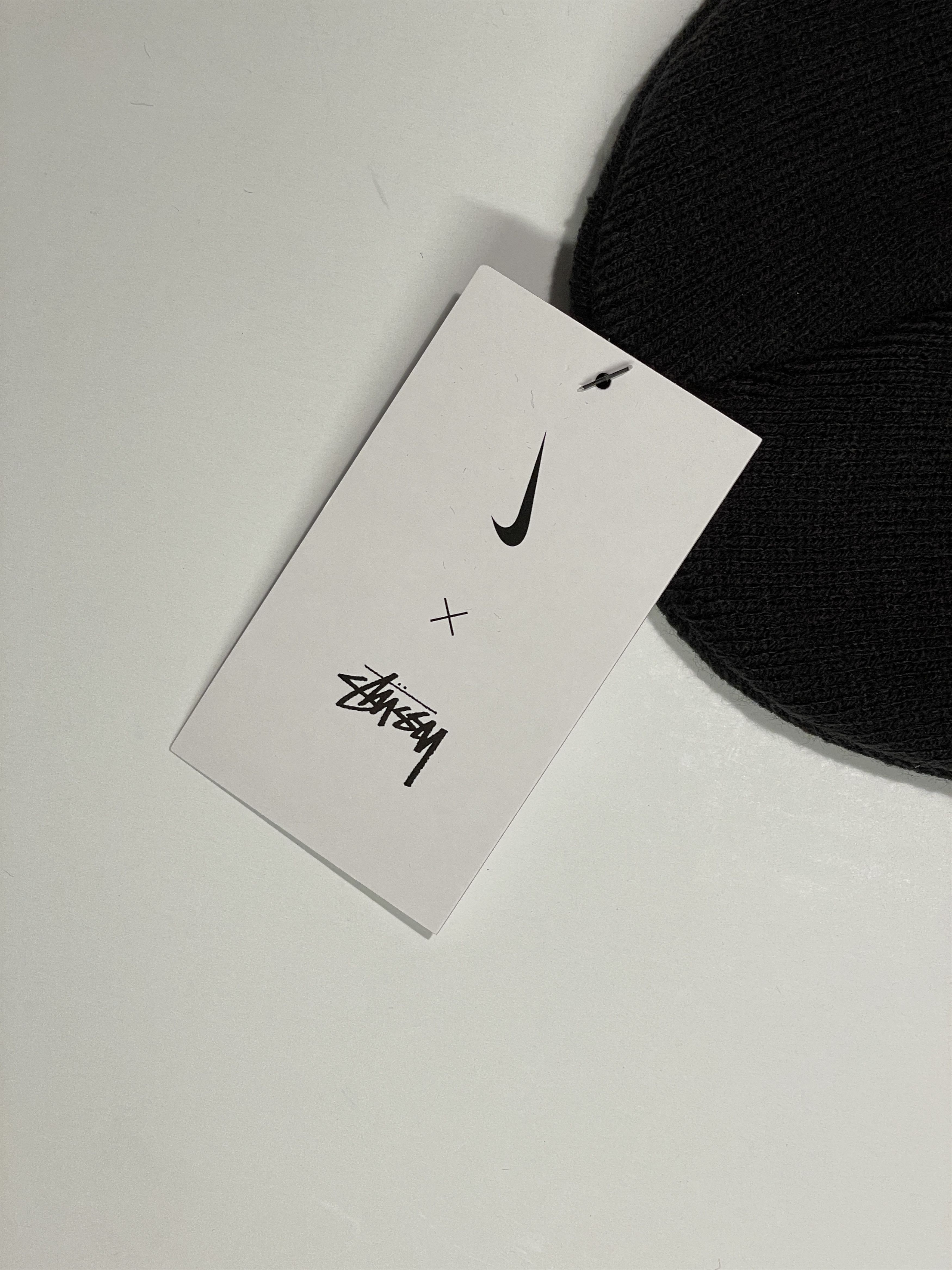 Nike × Stussy Nike x Stussy NRG Cuffed Beanie Black Size ONE SIZE - 4 Thumbnail
