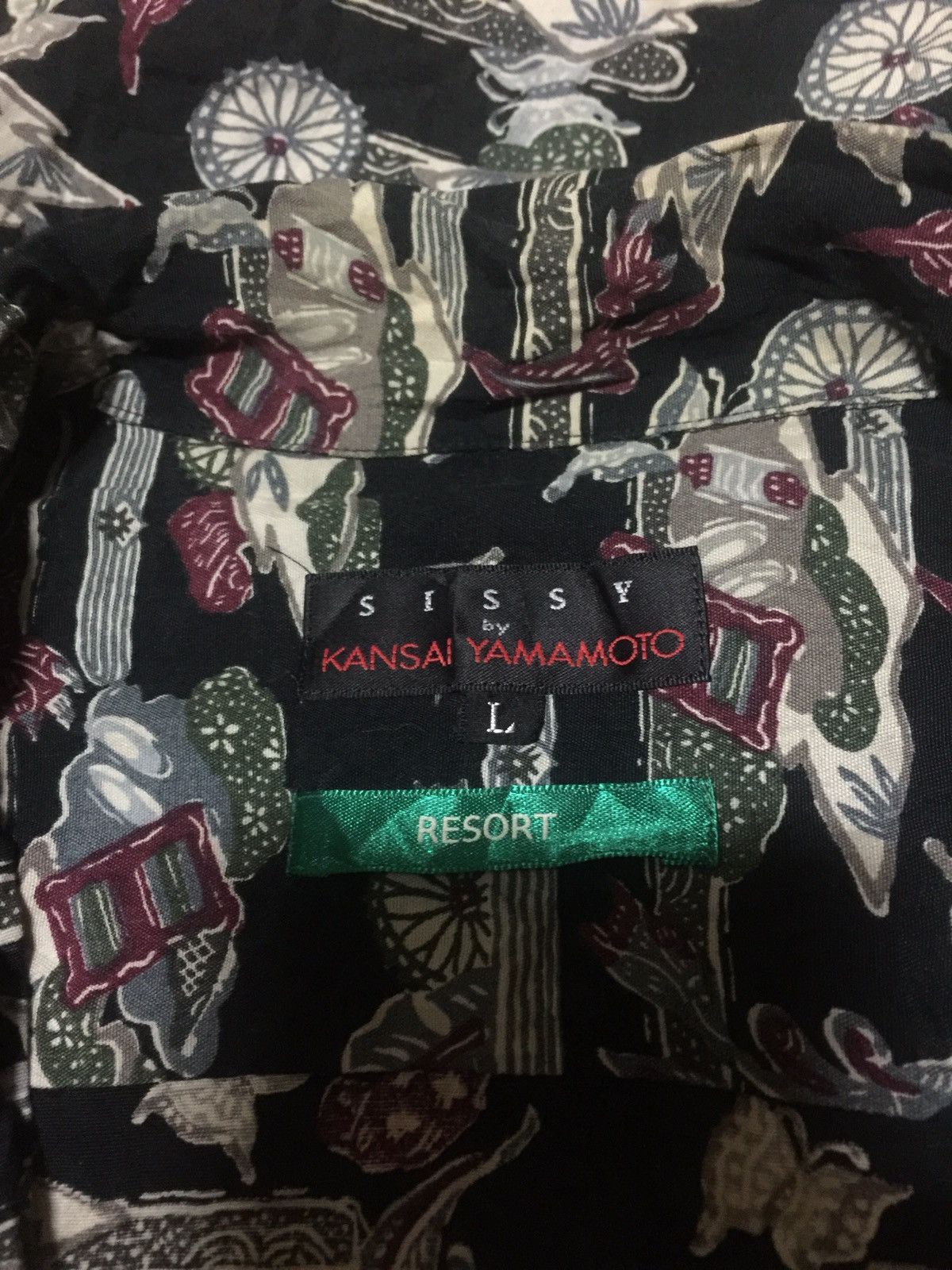 Japanese Brand × Kansai Yamamoto Kansai Yamamoto RESORT Rayon Shirt Size US M / EU 48-50 / 2 - 3 Thumbnail