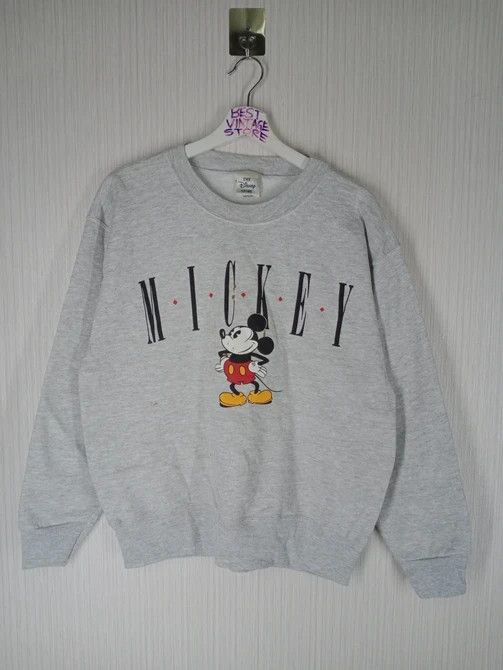 Disney × Mickey Mouse × Vintage Rare Vintage 90s Mickey Mouse Disney Sweatshirt Size US M / EU 48-50 / 2 - 2 Thumbnail