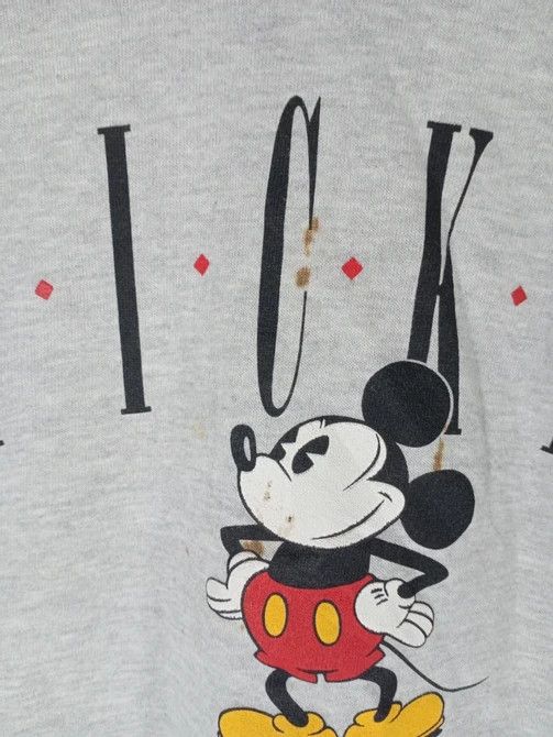 Disney × Mickey Mouse × Vintage Rare Vintage 90s Mickey Mouse Disney Sweatshirt Size US M / EU 48-50 / 2 - 6 Thumbnail
