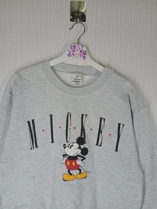 Disney × Mickey Mouse × Vintage Rare Vintage 90s Mickey Mouse Disney Sweatshirt Size US M / EU 48-50 / 2 - 1 Thumbnail