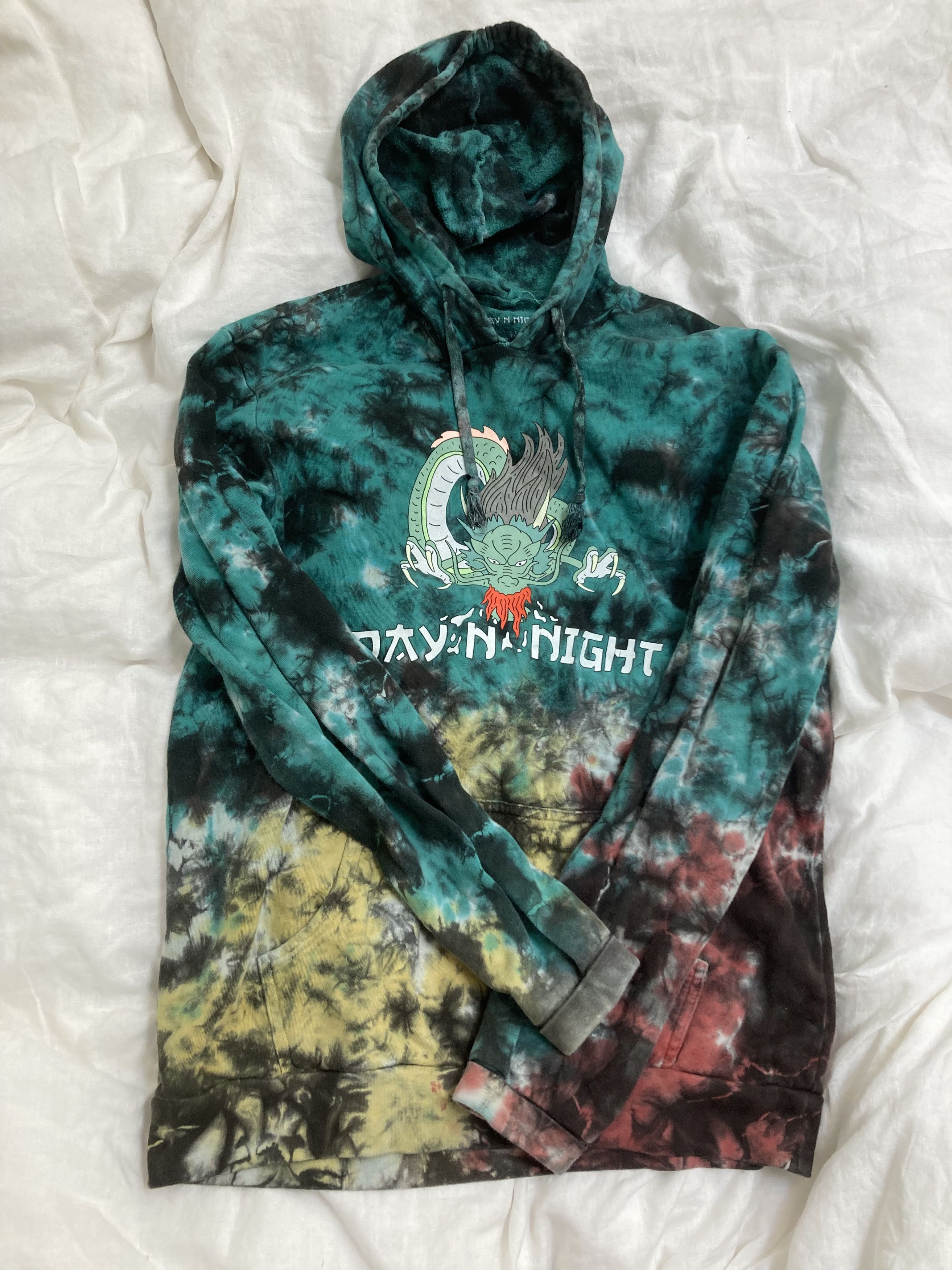 Day'N'Night Festival Travis outlet Scott Kendrick Lamar Hoodie Sweatshirt Tie Dye