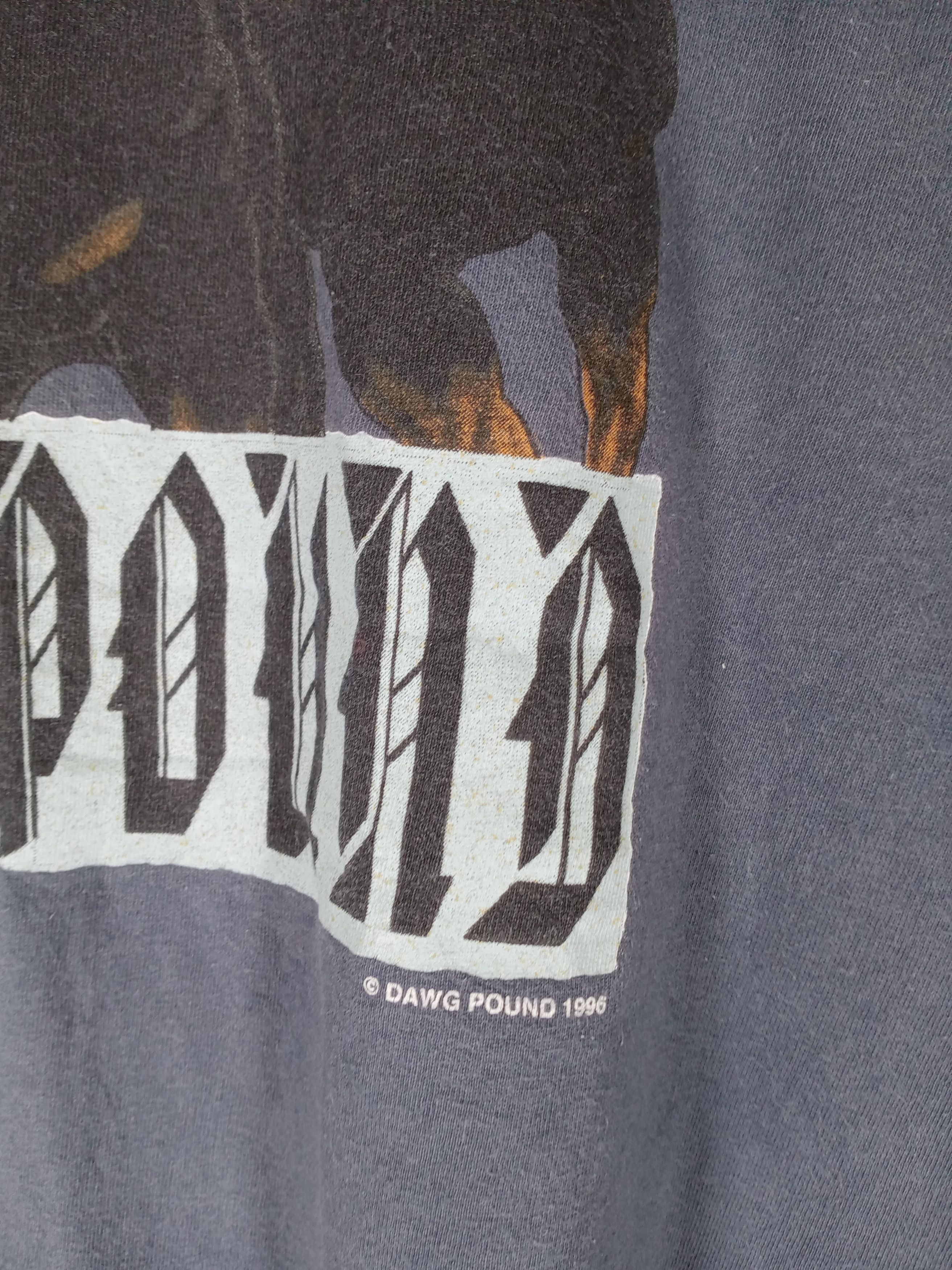 Vintage Rare Vintage 90s Dawg Pound Menace Single Sticth T Shirt Size US XL / EU 56 / 4 - 3 Thumbnail