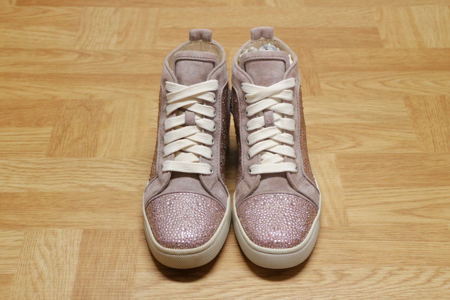 Christian Louboutin Christian Louboutin Women Swarovski Strass Sneakers 36 Size US 6 / IT 36 - 2 Thumbnail
