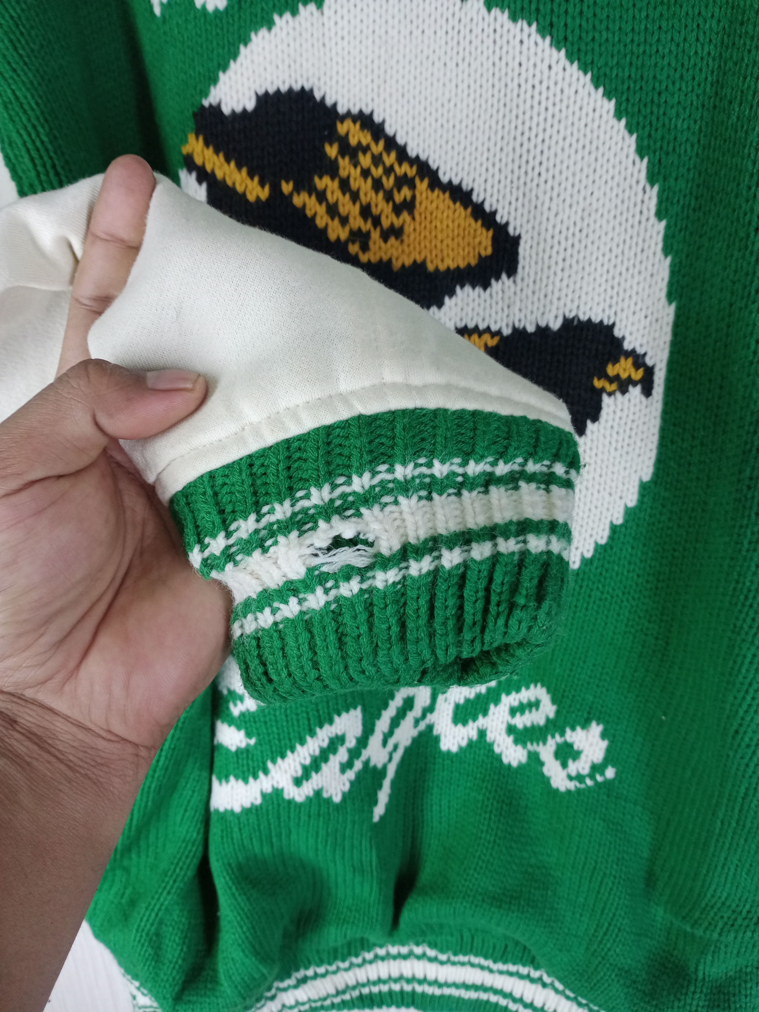 Japanese Brand NATIVE EAGLE BY GENERATE KNIT VARSITY JACKET Size US XL / EU 56 / 4 - 9 Thumbnail