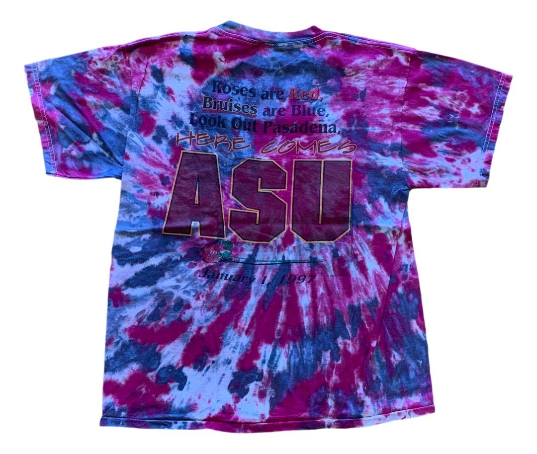 Vintage Tie Dye Arizona State Rose Bowl Tee (1997) Size US M / EU 48-50 / 2 - 2 Thumbnail