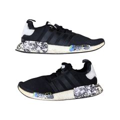 nmd r1 black graffiti