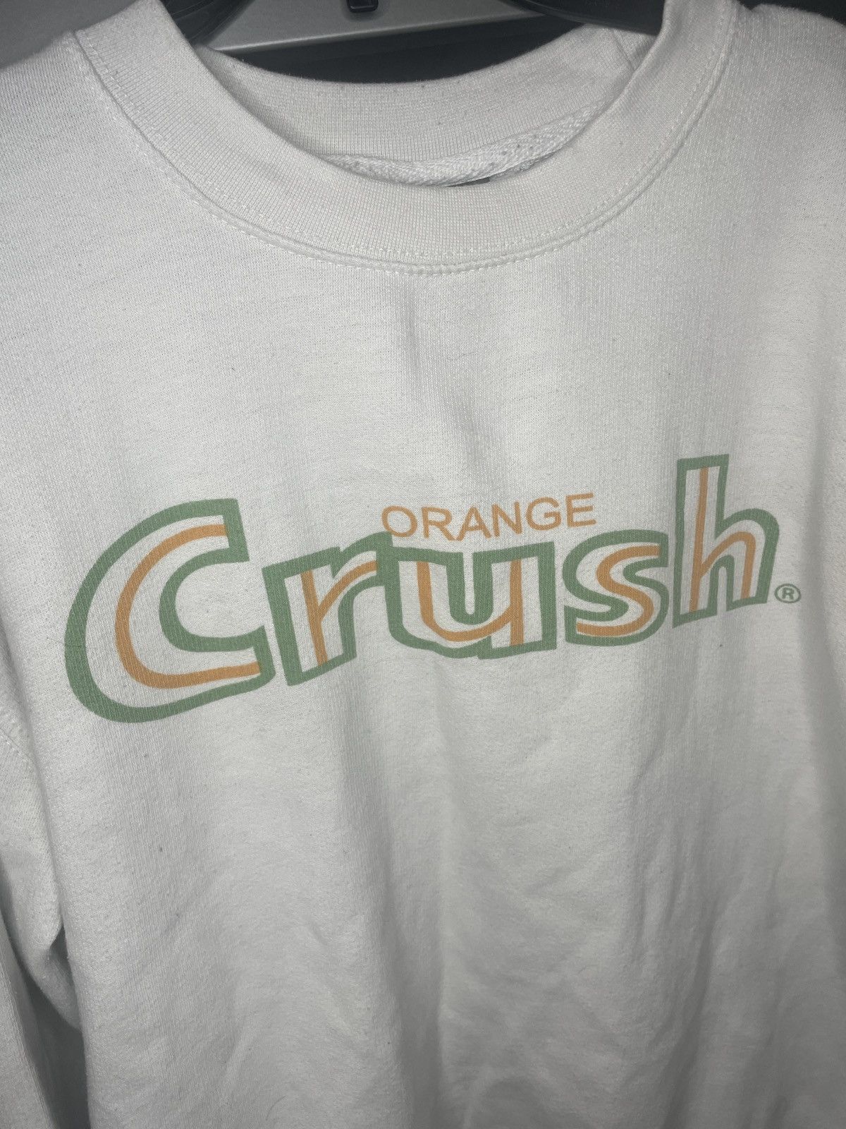 Vintage White Orange Crush Sweatshirt (s) Size US S / EU 44-46 / 1 - 5 Thumbnail