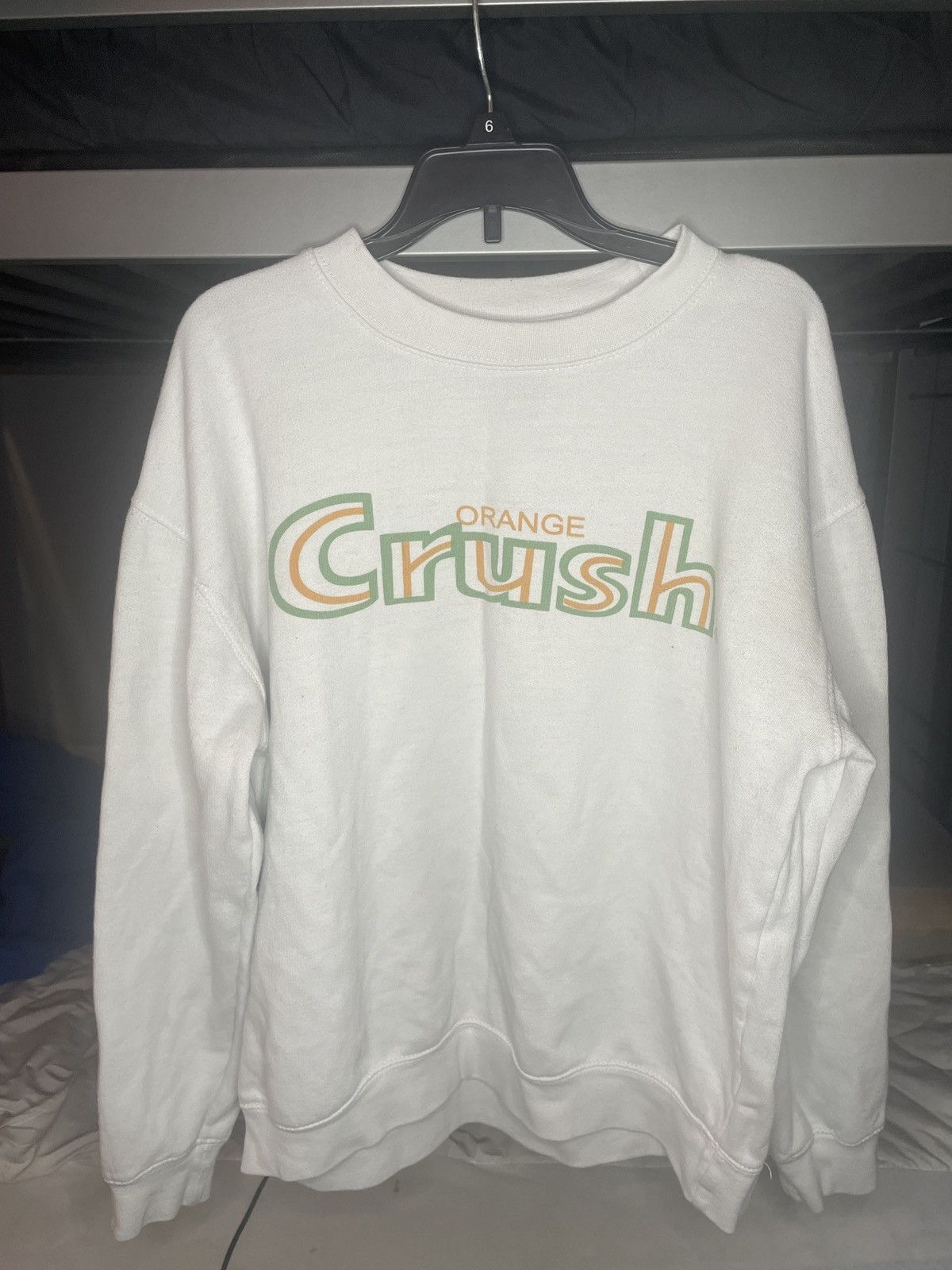 Vintage White Orange Crush Sweatshirt (s) Size US S / EU 44-46 / 1 - 1 Thumbnail