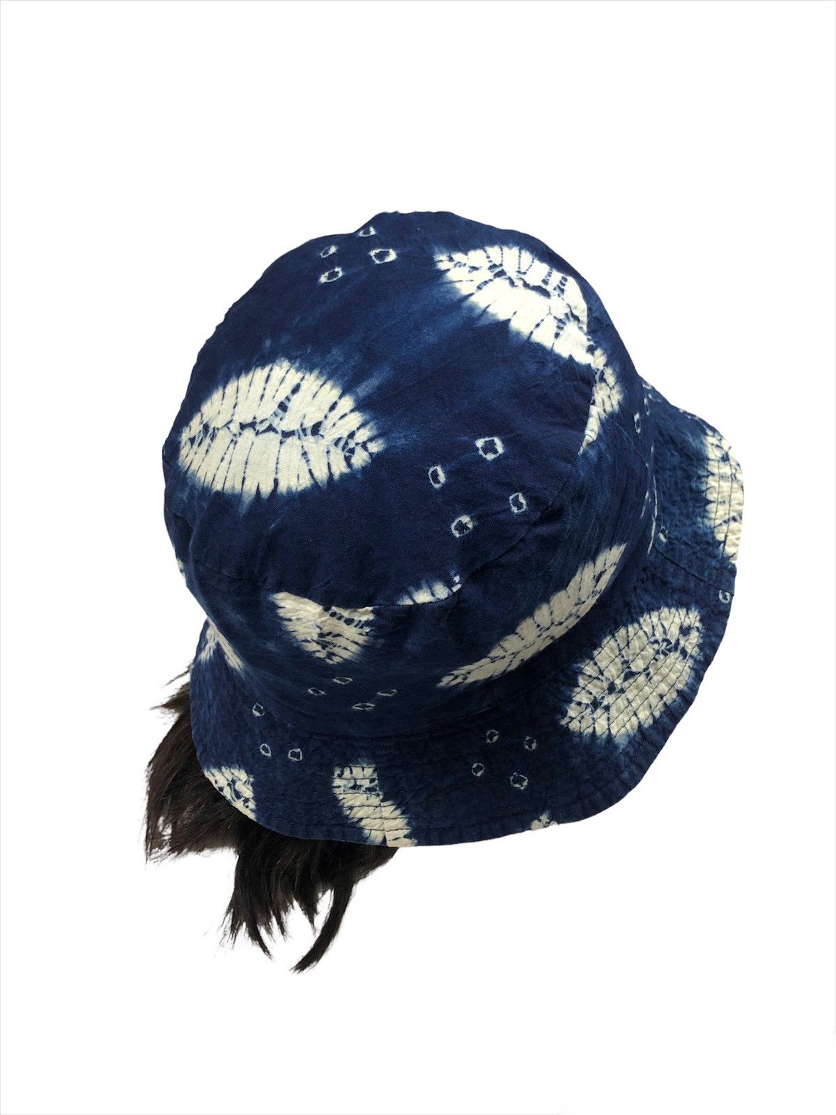 Indigo Custom Reversible Indigo Dyed Bucket Hat Size ONE SIZE - 8 Thumbnail