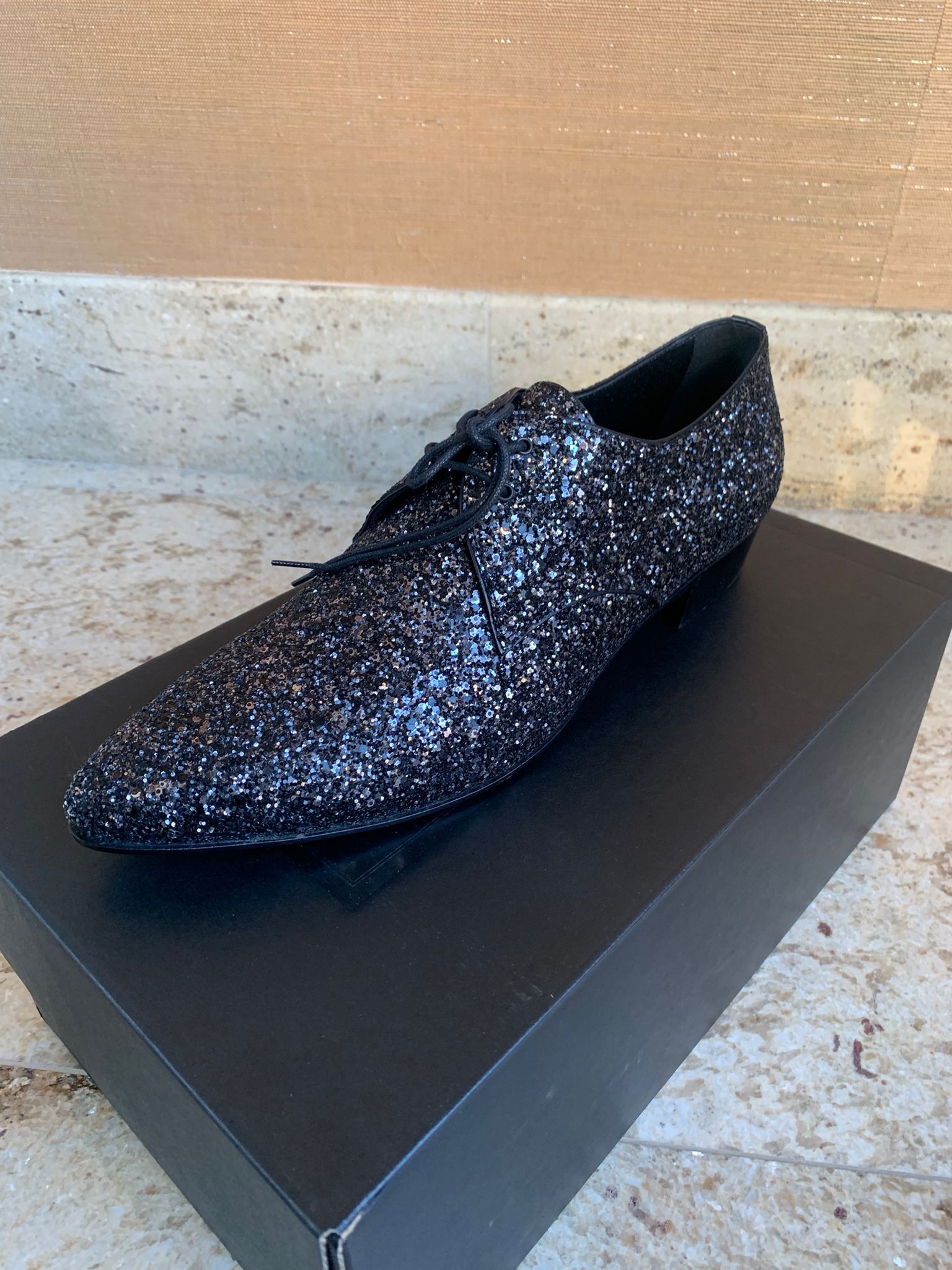 Saint Laurent Paris Hopper 30 Derby in Glitter Size US 10 / EU 43 - 4 Thumbnail