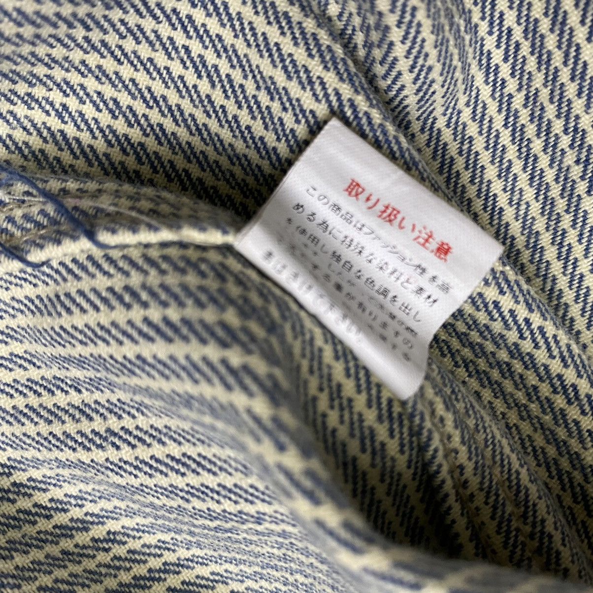 Japanese Brand vintage hickori henley shirt double pocket Size US L / EU 52-54 / 3 - 10 Thumbnail