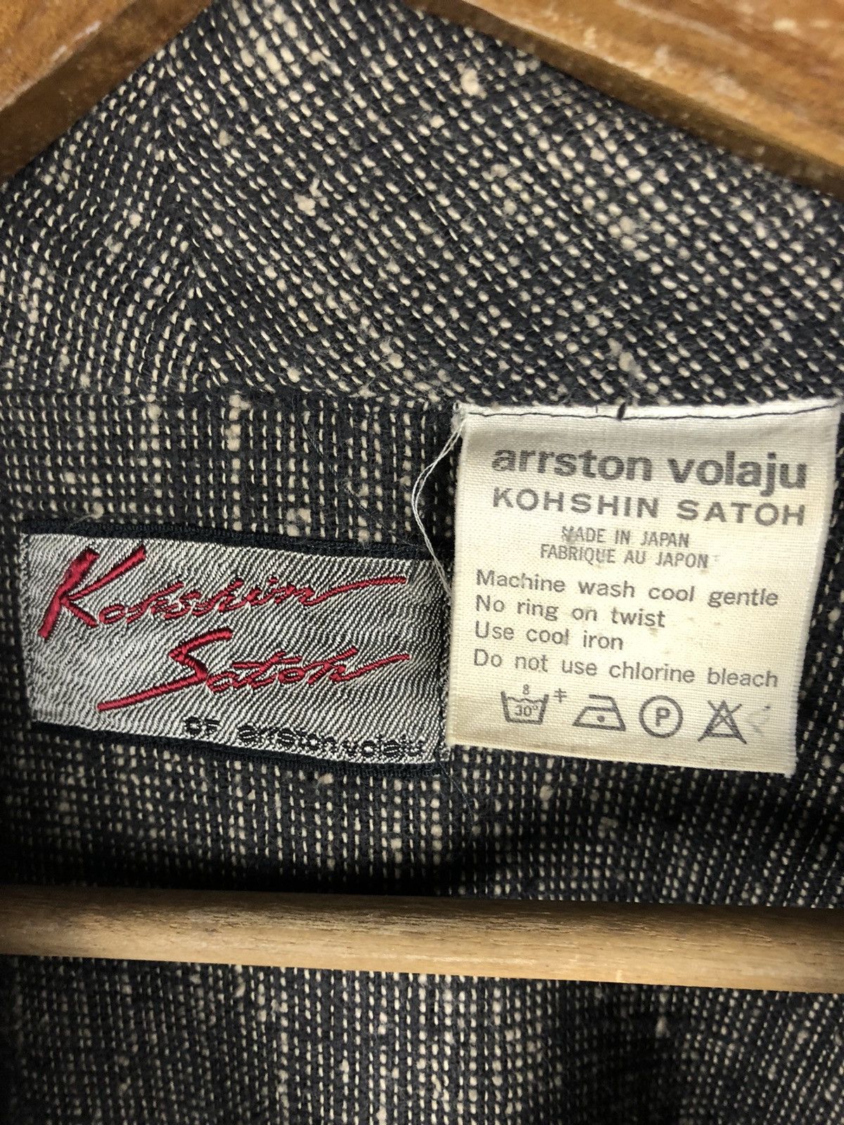 Japanese Brand Archive Kohshin Satoh 🇯🇵 Asymmetrical Button Up Shirt Size US M / EU 48-50 / 2 - 13 Thumbnail