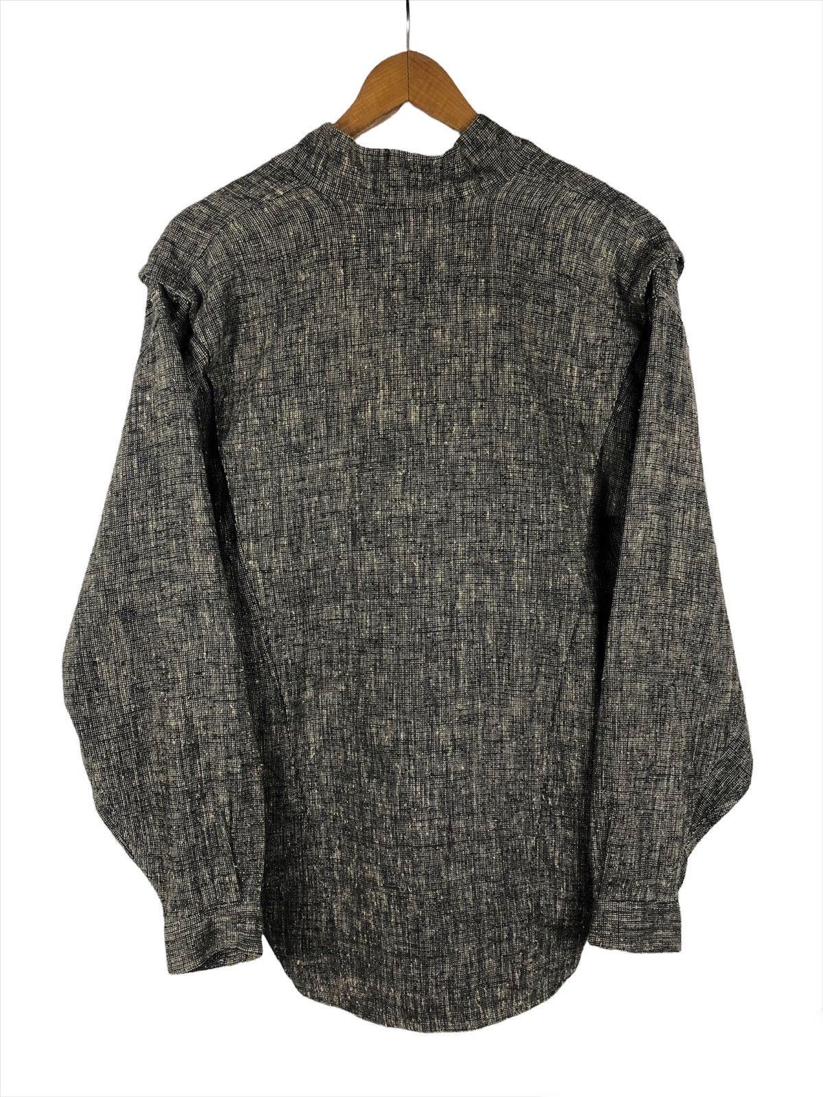 Japanese Brand Archive Kohshin Satoh 🇯🇵 Asymmetrical Button Up Shirt Size US M / EU 48-50 / 2 - 2 Thumbnail