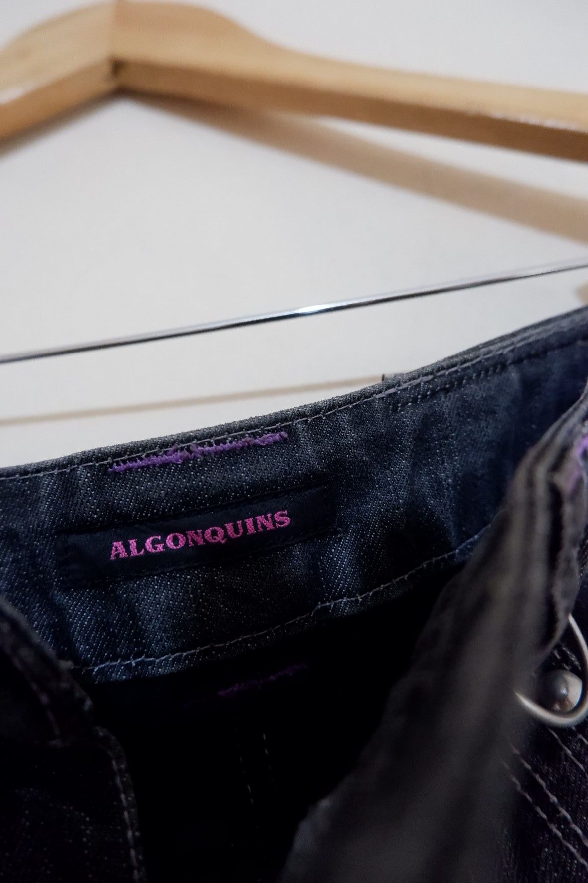 20471120 Y2K ALGONSQUINS Poem Distressed Jeans Size US 30 / EU 46 - 9 Thumbnail