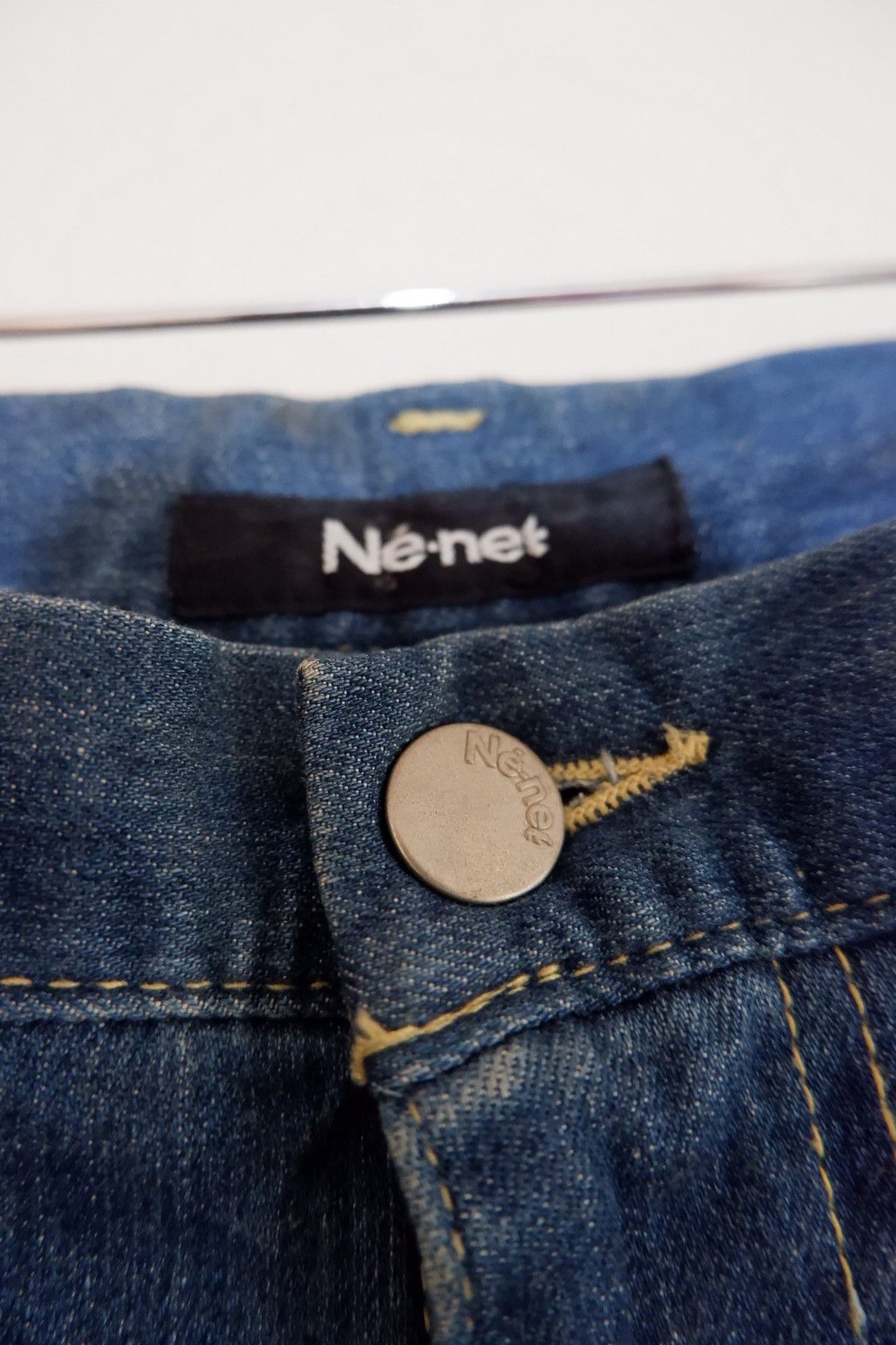 Ne-Net Vintage Ne net Issey Miyake Denim Long Pants Size US 29 - 6 Thumbnail
