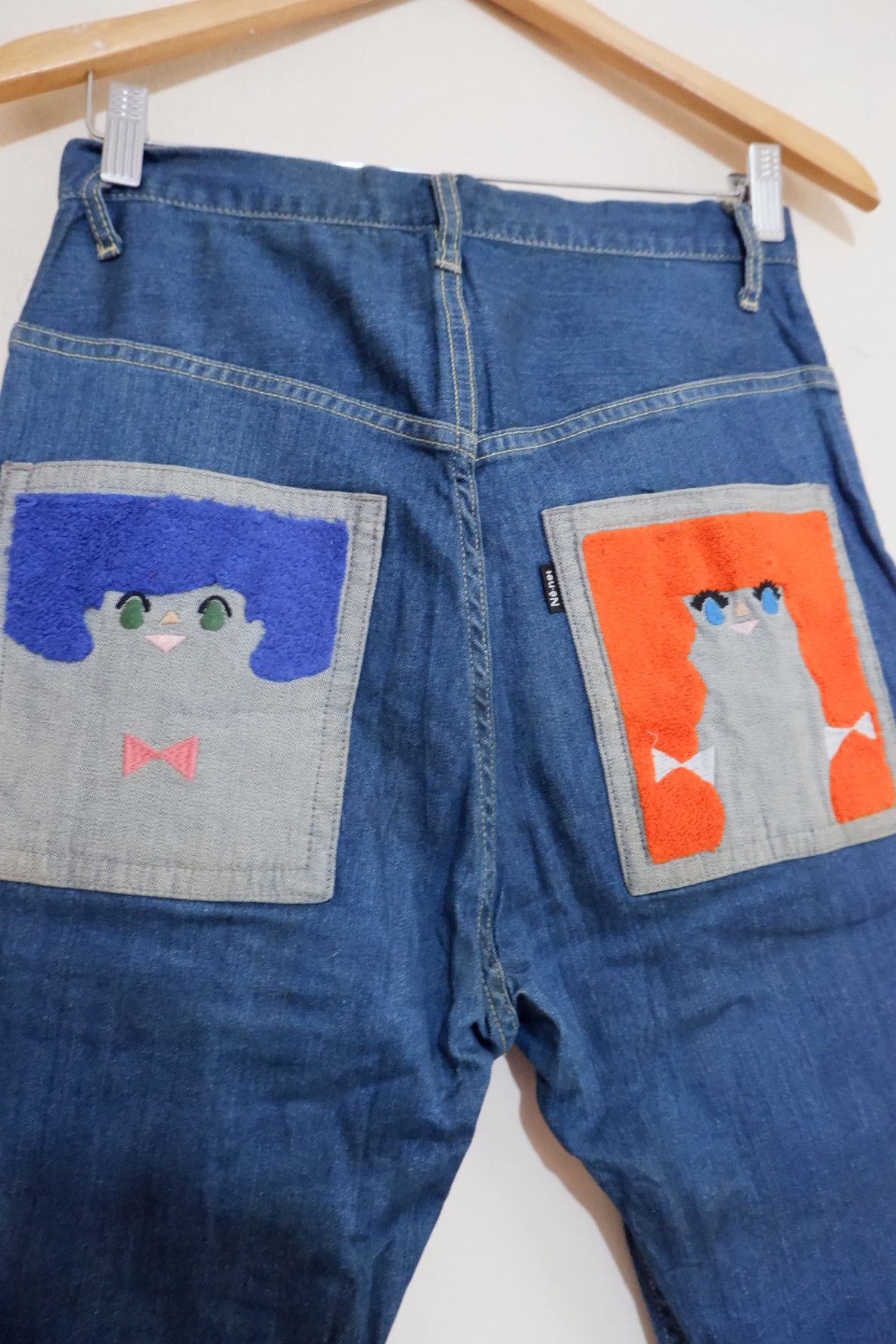Ne-Net Vintage Ne net Issey Miyake Denim Long Pants Size US 29 - 3 Thumbnail