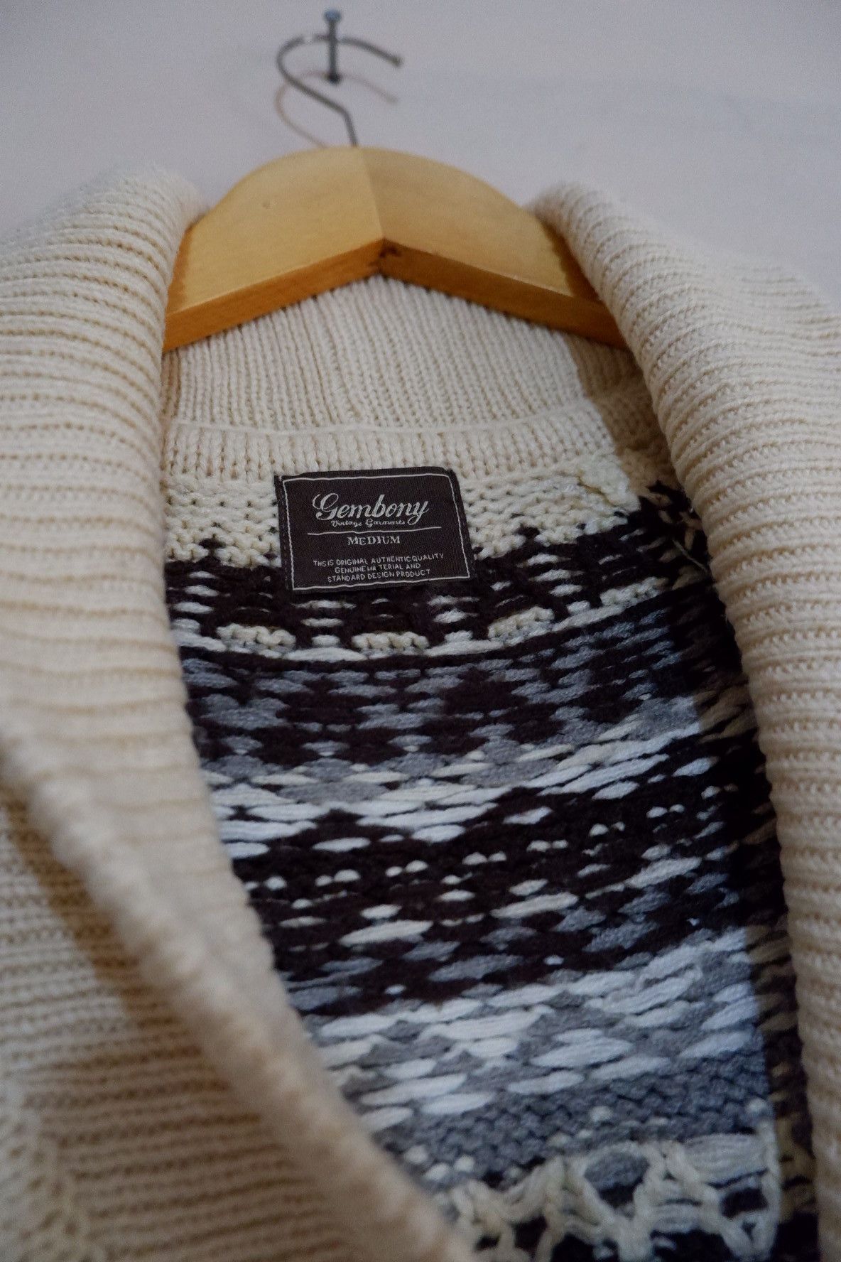 Hysteric Glamour Vintage Gembony Cowichan Wool Knitwear Button Size US M / EU 48-50 / 2 - 4 Thumbnail