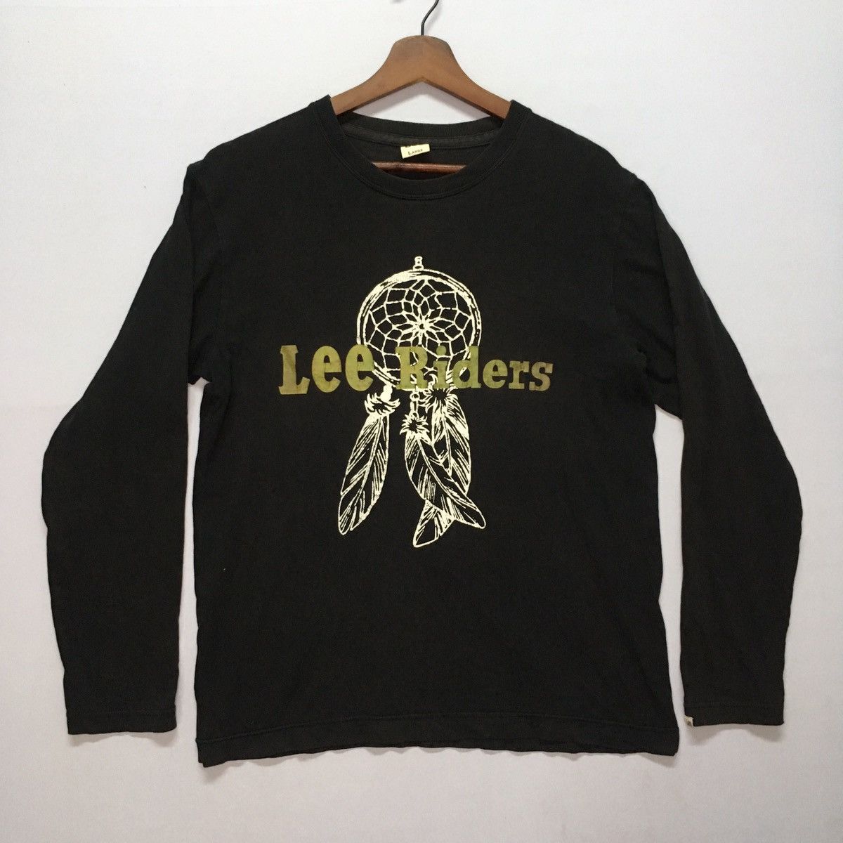 Lee Vintage Lee Riders Big Logo Long Sleeve Tshirt Size US S / EU 44-46 / 1 - 1 Thumbnail