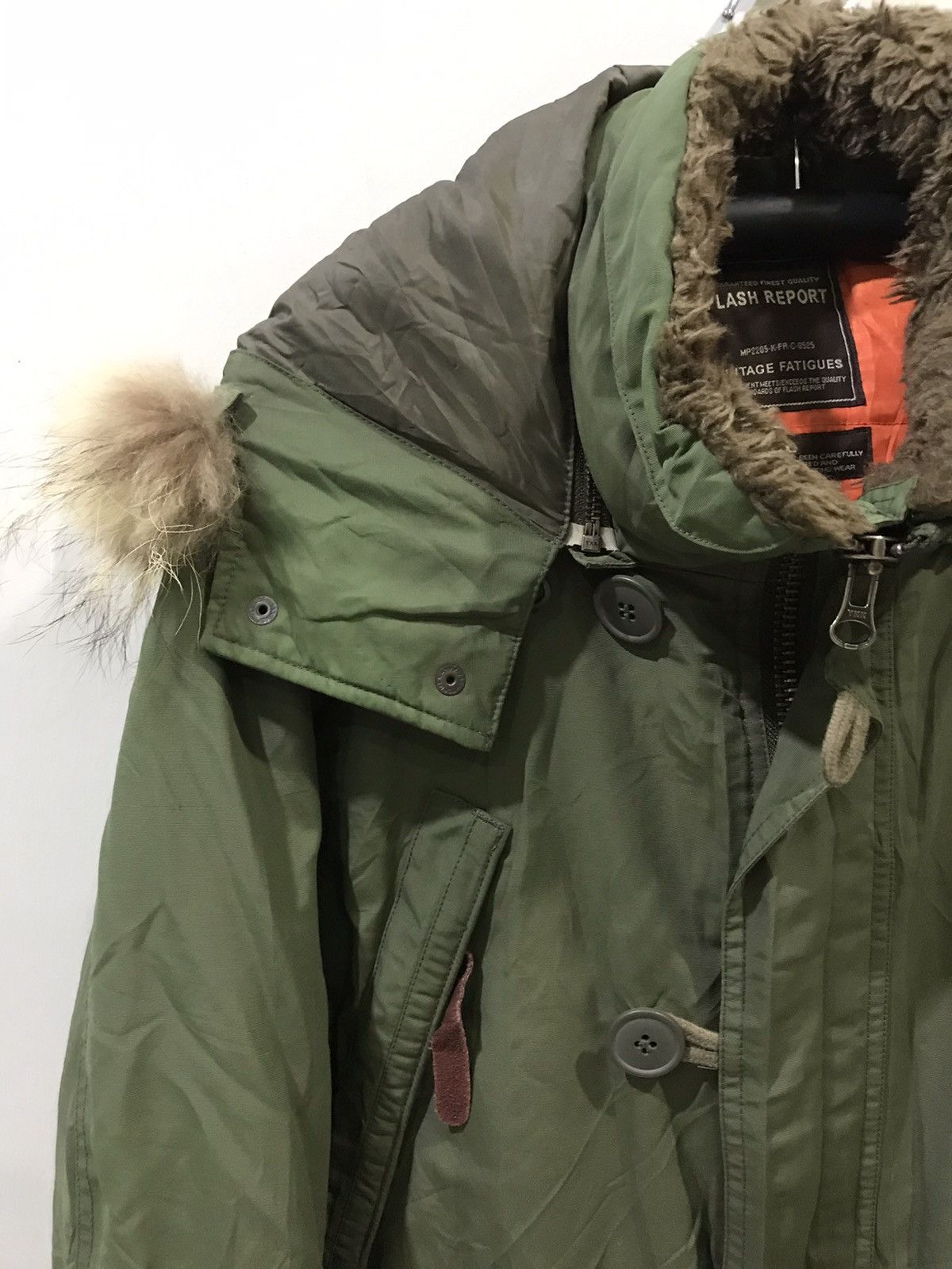 Japanese Brand FLASH REPORT Japan Multipocket FauxFur Sherpa Hoodie Jacket Size US L / EU 52-54 / 3 - 4 Thumbnail