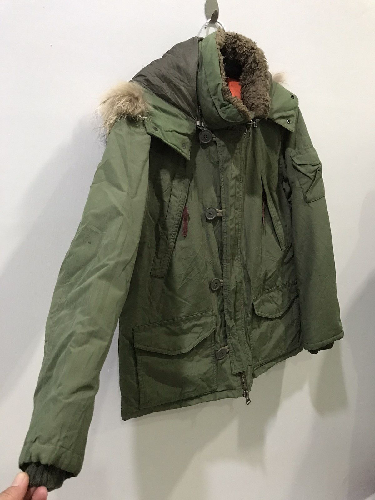 Japanese Brand FLASH REPORT Japan Multipocket FauxFur Sherpa Hoodie Jacket Size US L / EU 52-54 / 3 - 9 Thumbnail
